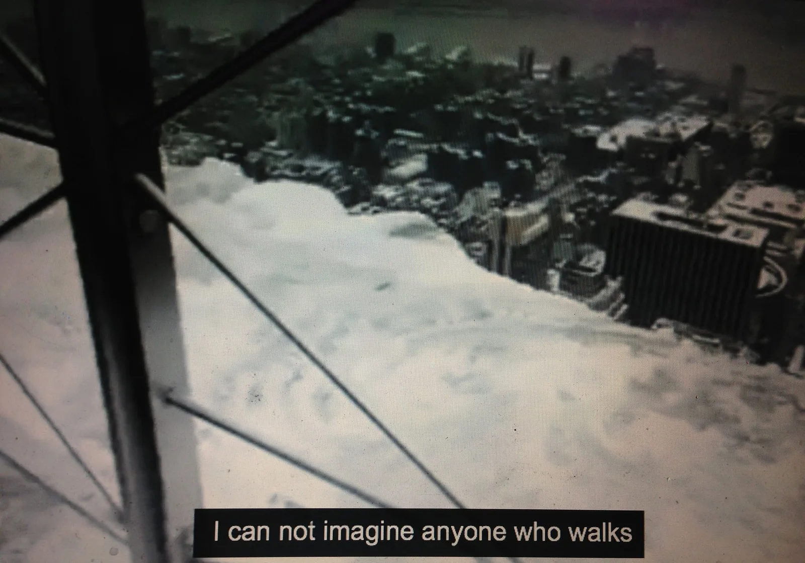 Cath Campbell, I can not imagine anyone who walks, 2014