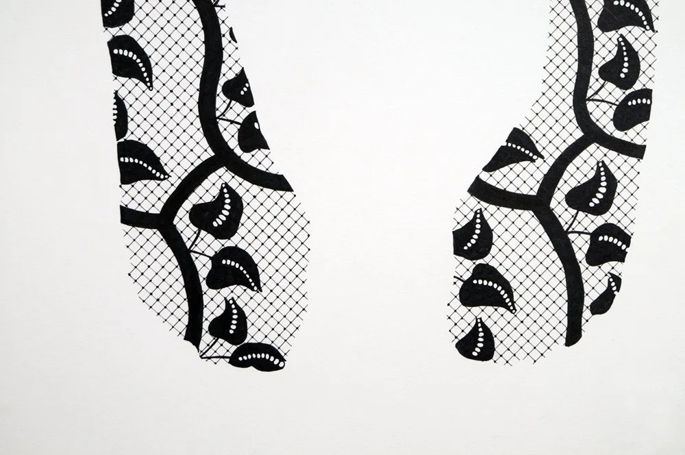 Catherine Bertola, Bluestockings (Fanny Burney Detail), 2009