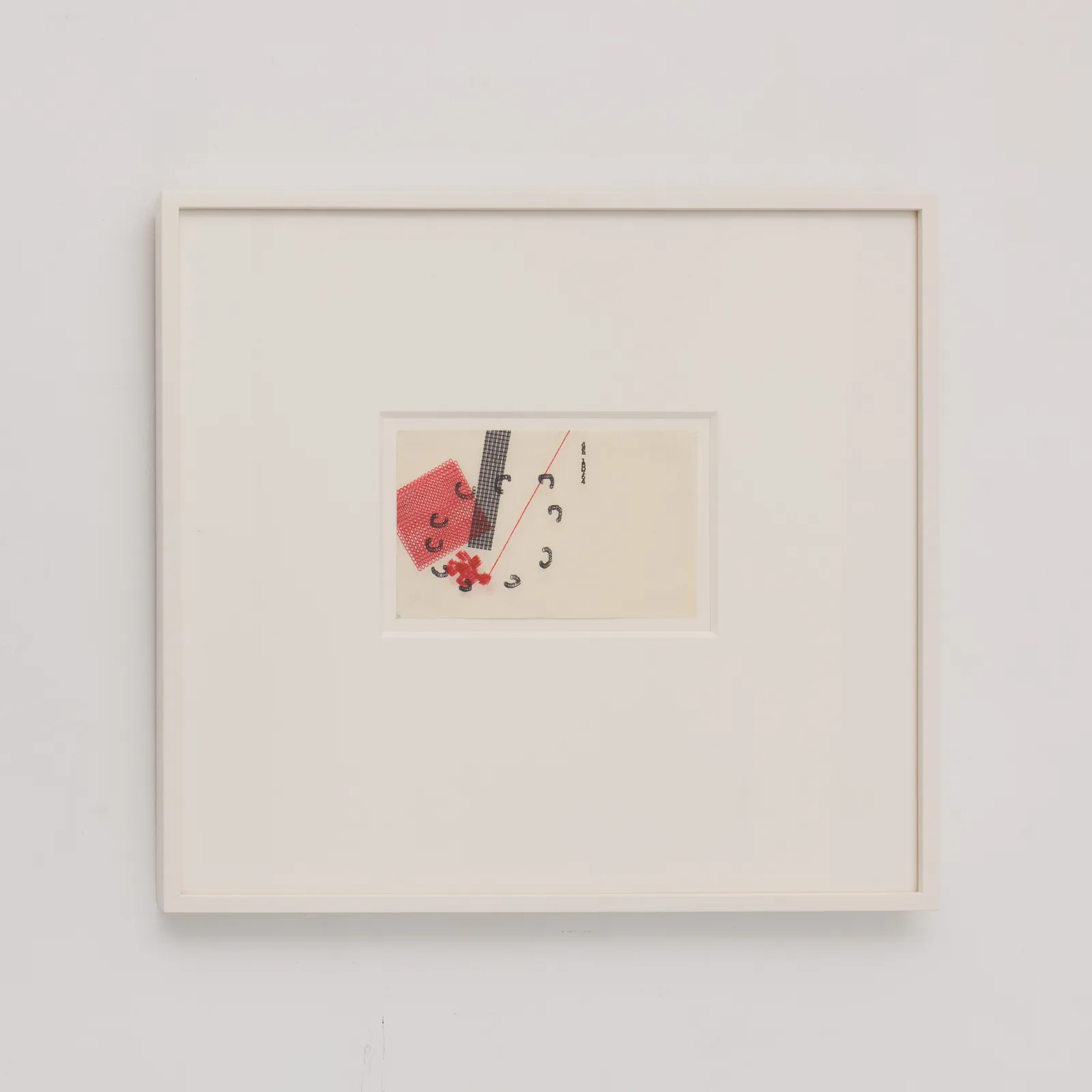 A typewriter work by Dom Sylvester Houédard