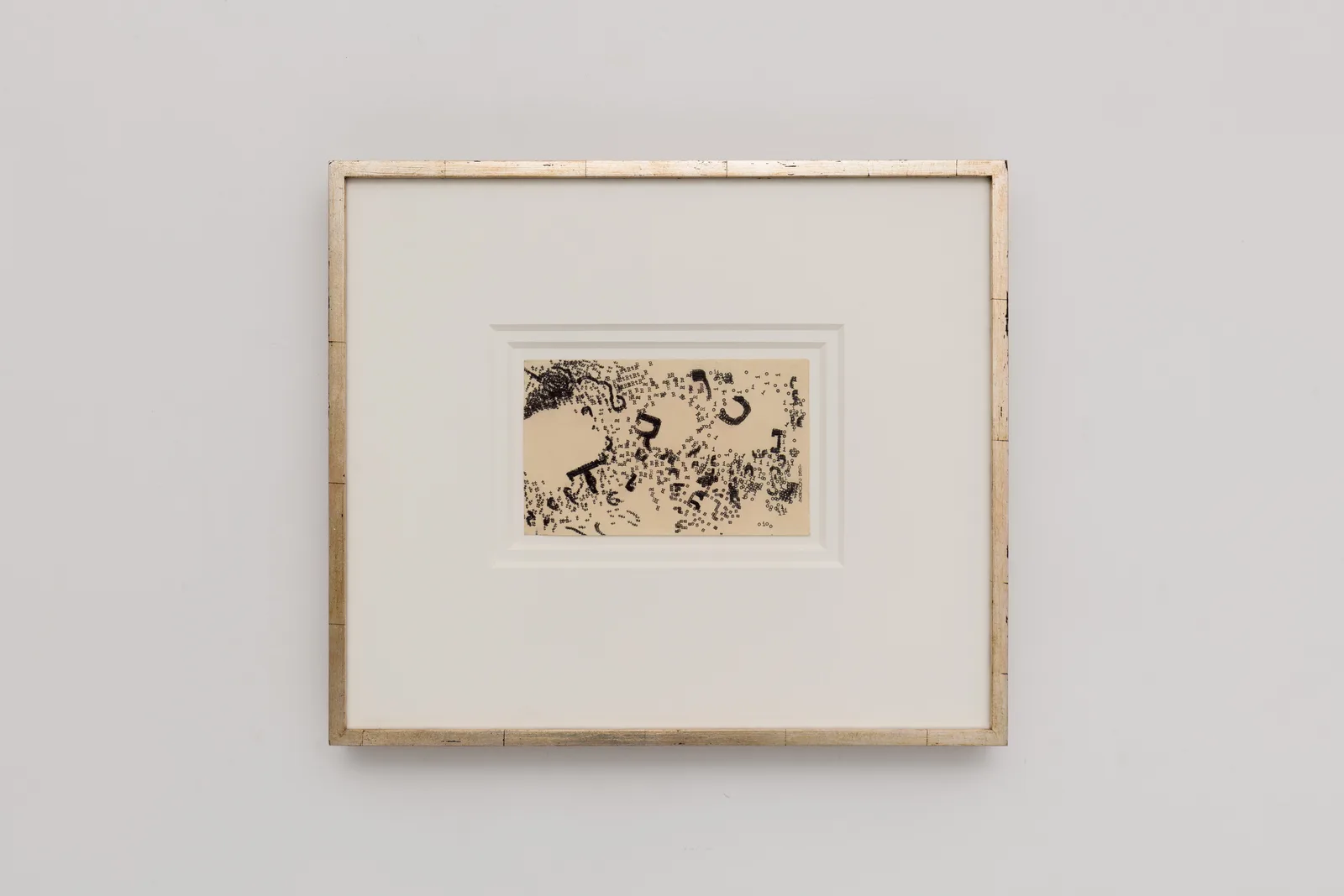 A typewriter work by Dom Sylvester Houédard