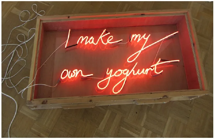 Henry Coombes, I make my own yoghurt, 2010