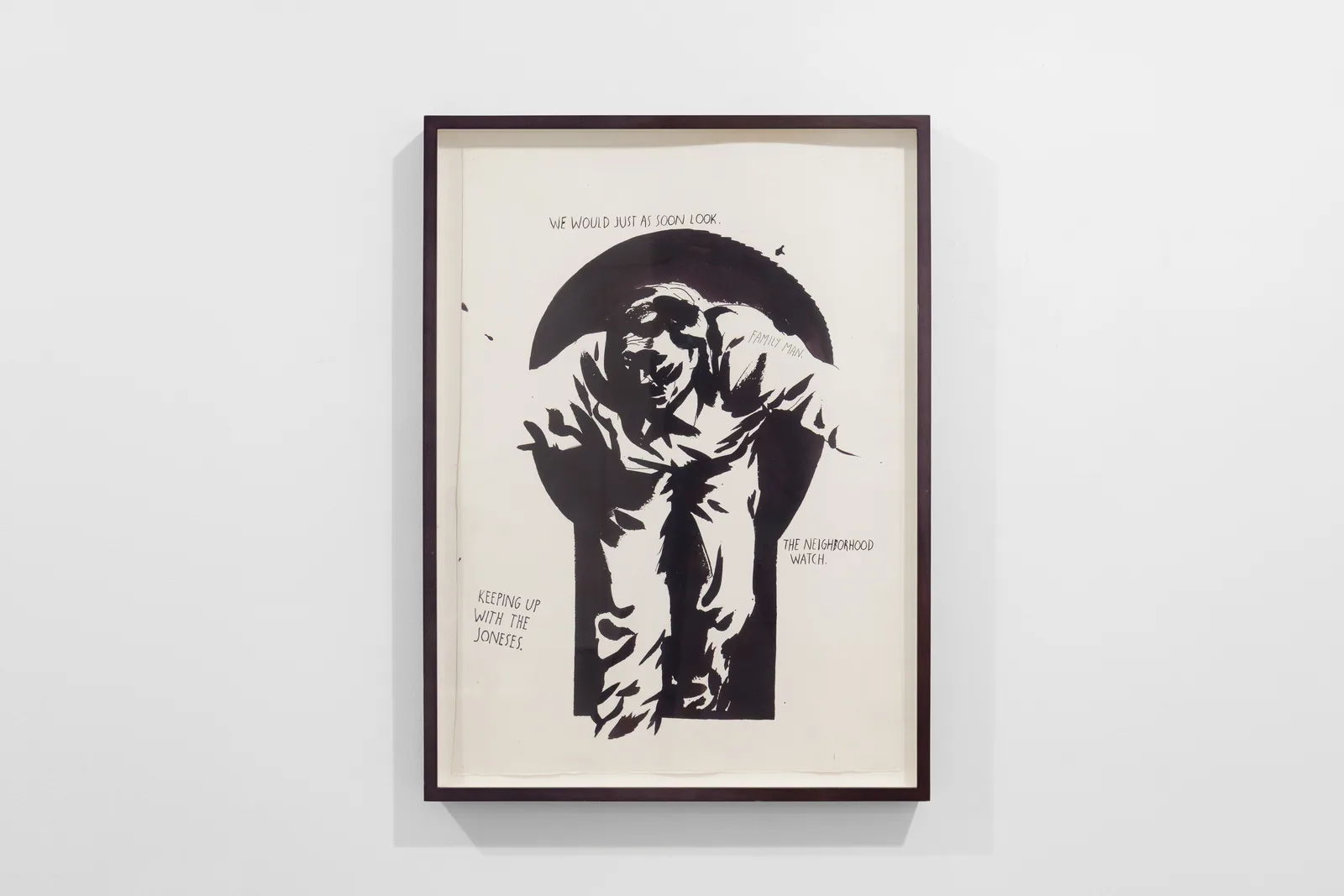 A drawing by Raymond Pettibon