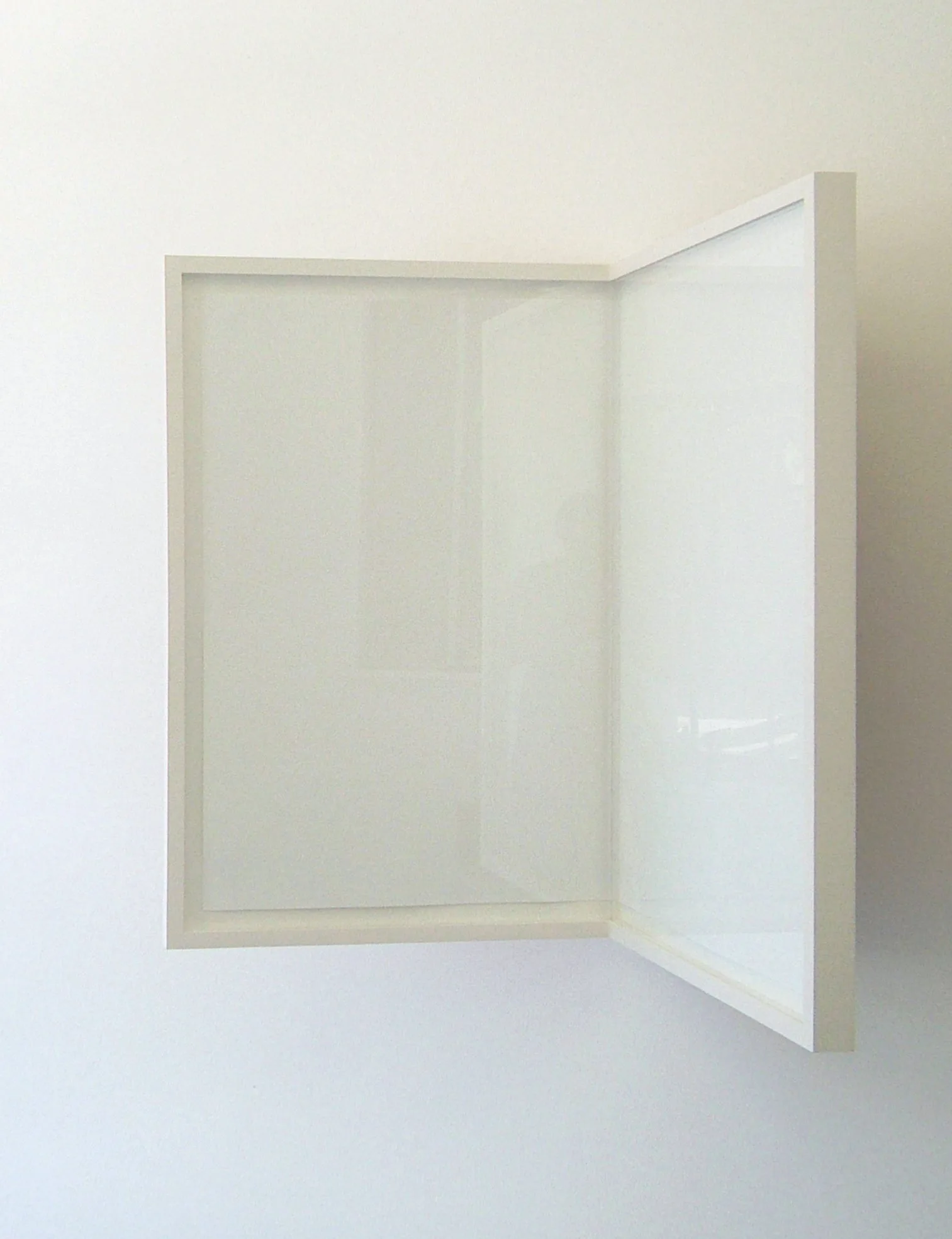 Richard Rigg, Sheet of Paper / Folded / Framed, 2008
