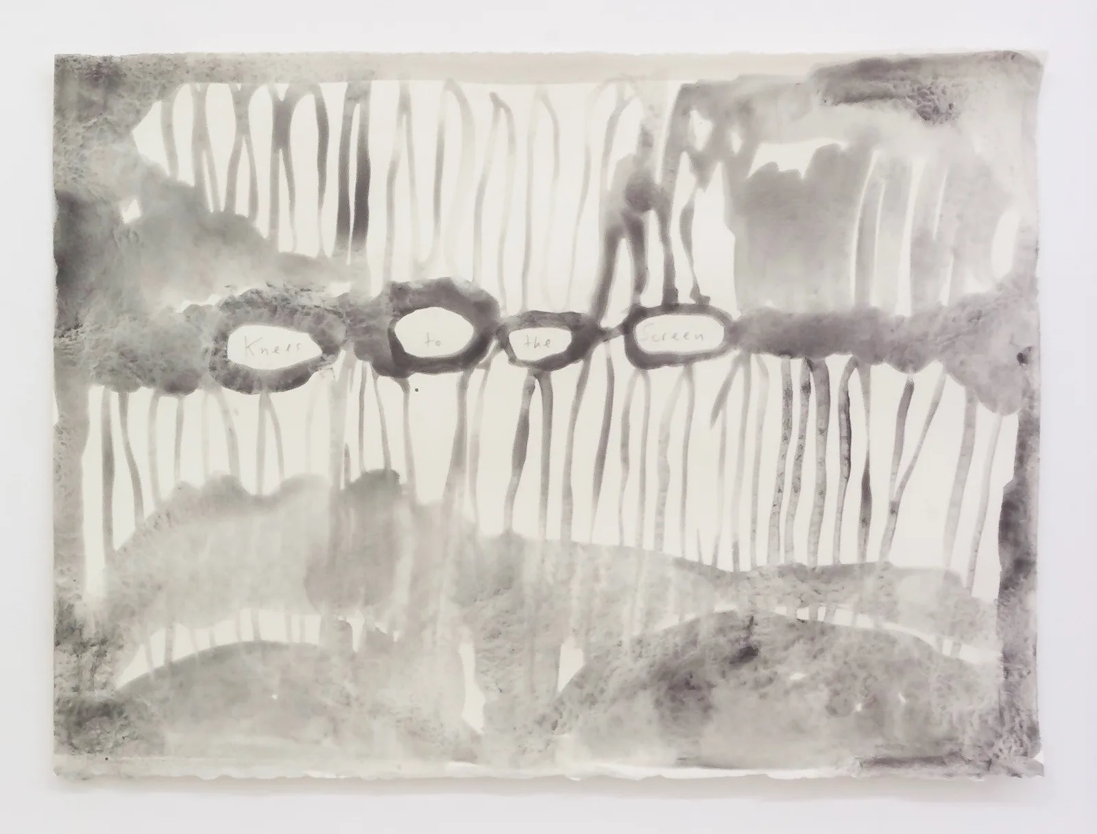 Susie Green, Knees to the screen, 2017