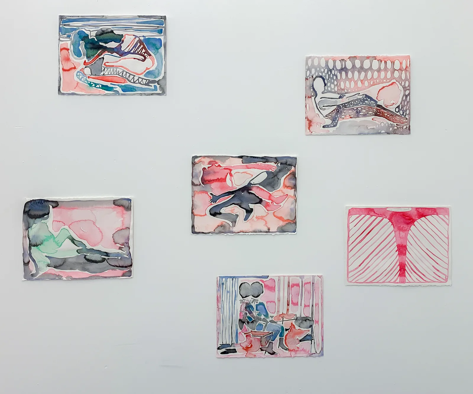 Susie Green, Various watercolours, 2019