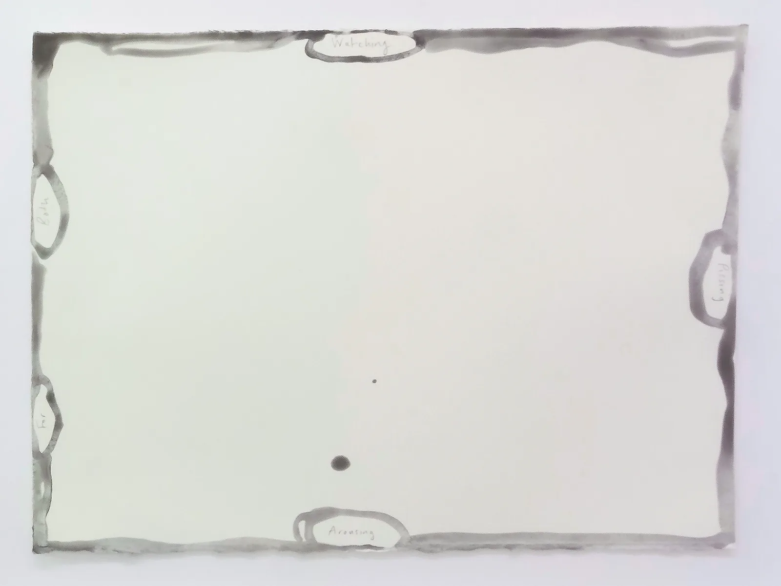 Susie Green, Watching, pissing, arousing for both (III), 2017