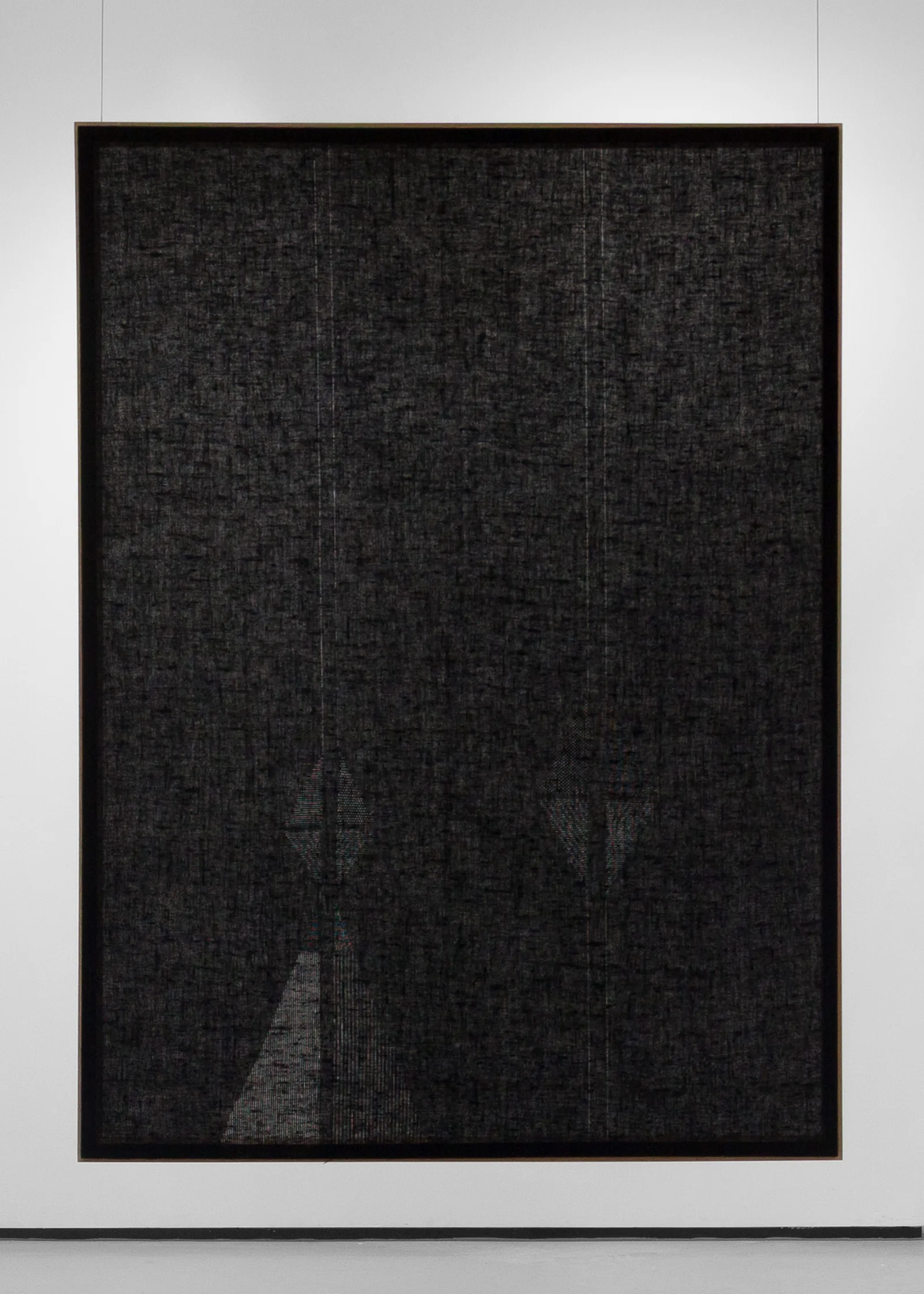 A hanging sculpture by Tonico Lemos Auad