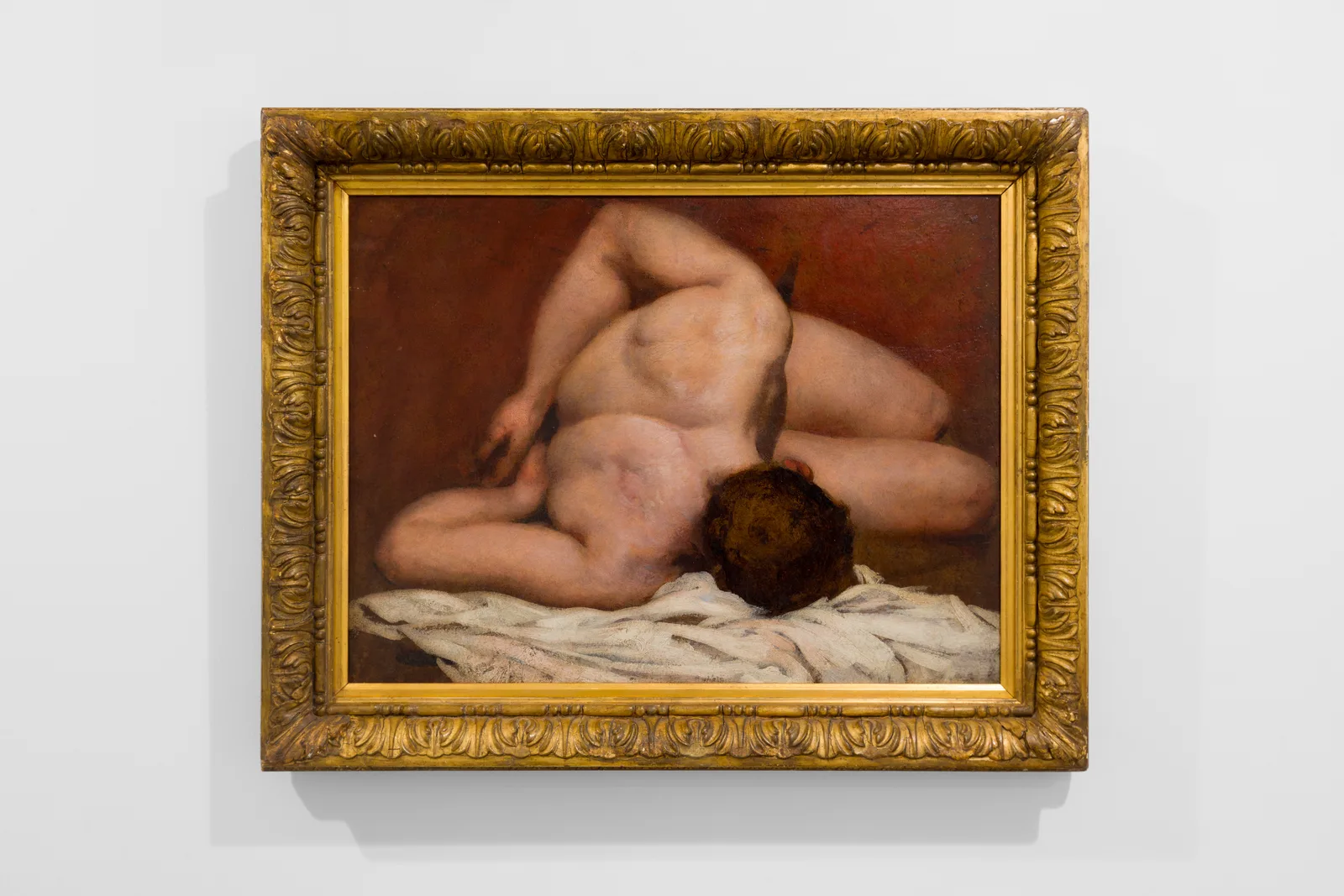 A painting of a male nude by William Etty