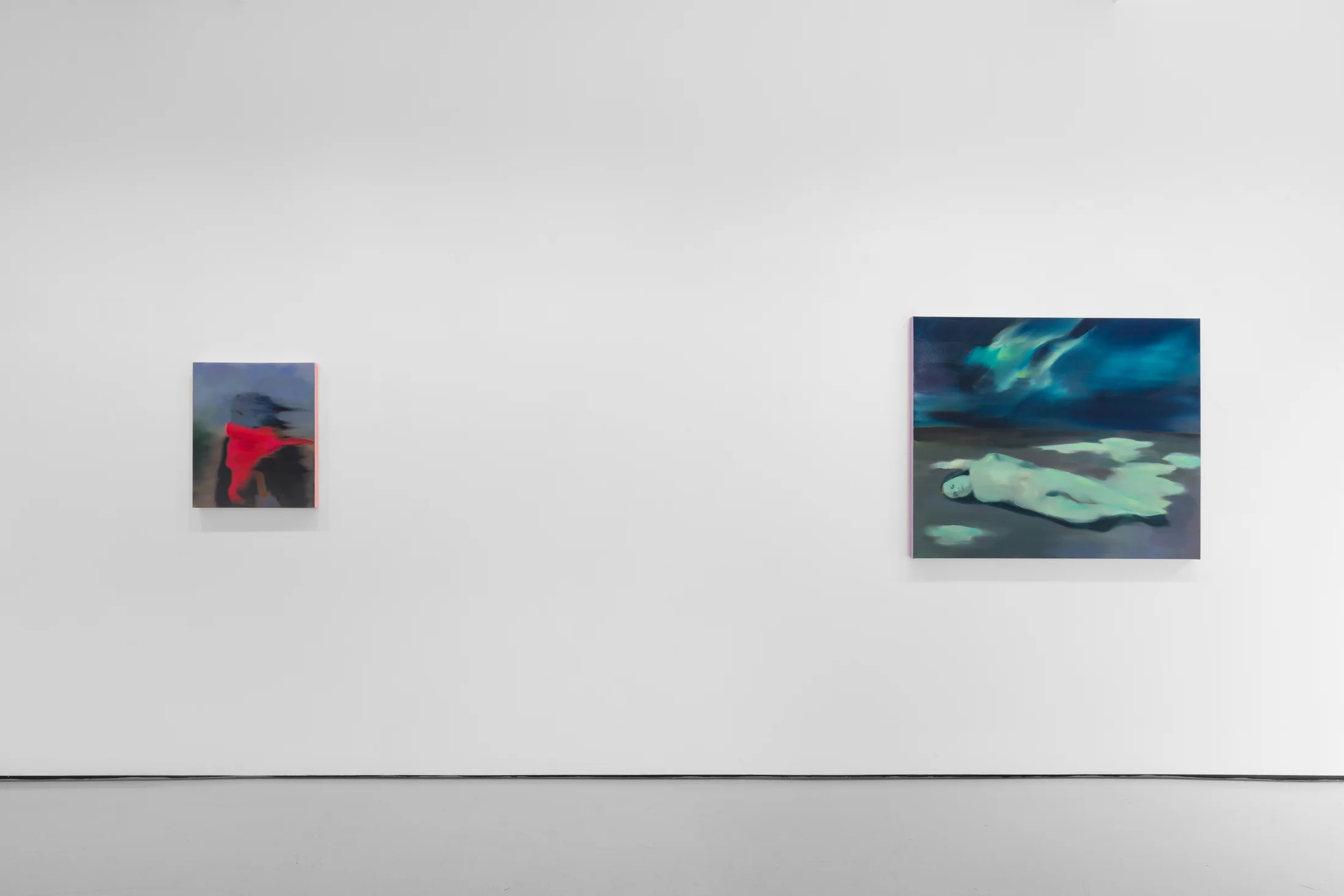 Installation views of Cathleen Clarke's solo exhibition 'A New Path' at Workplace London