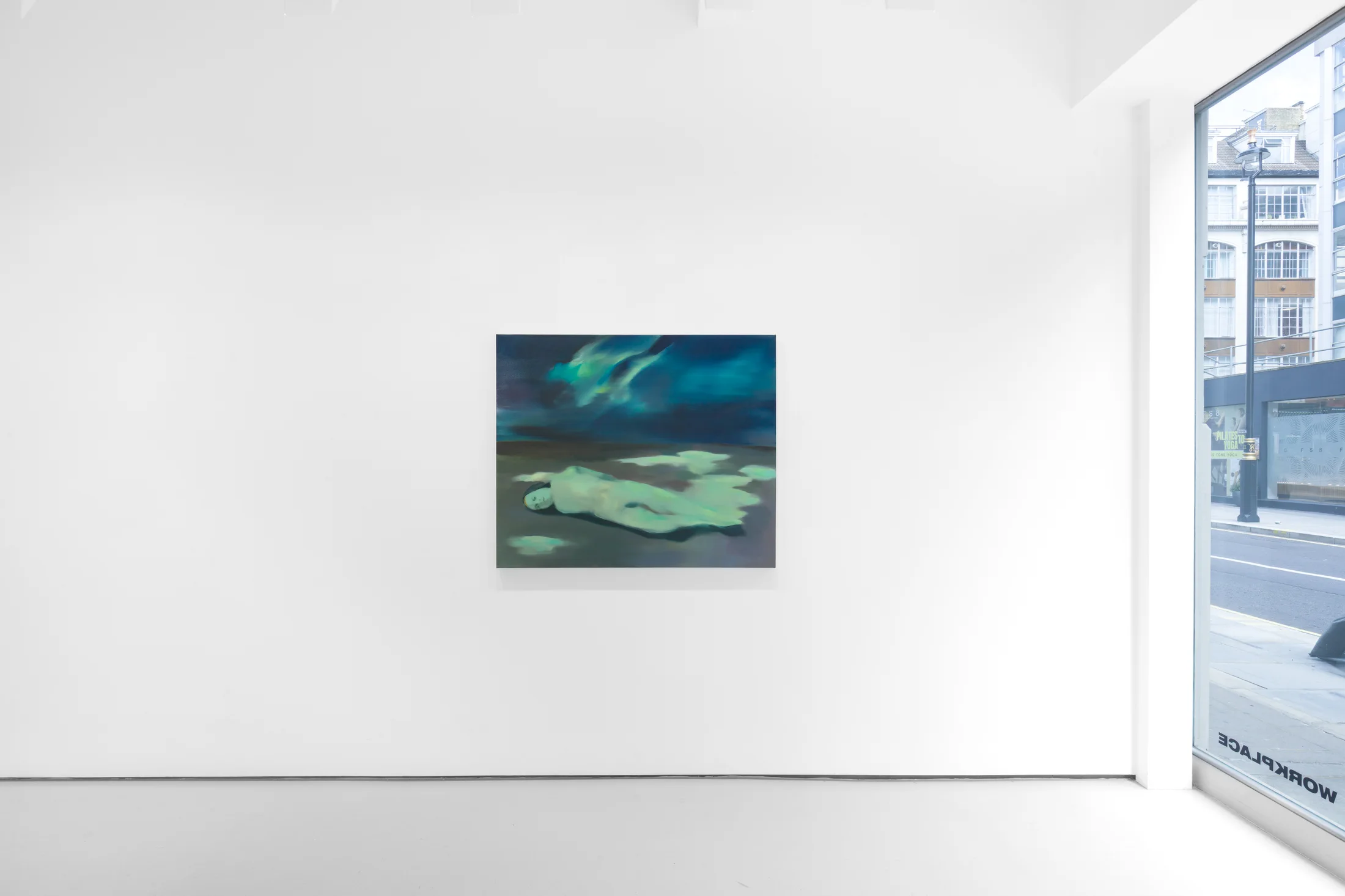 Installation views of Cathleen Clarke's solo exhibition 'A New Path' at Workplace London