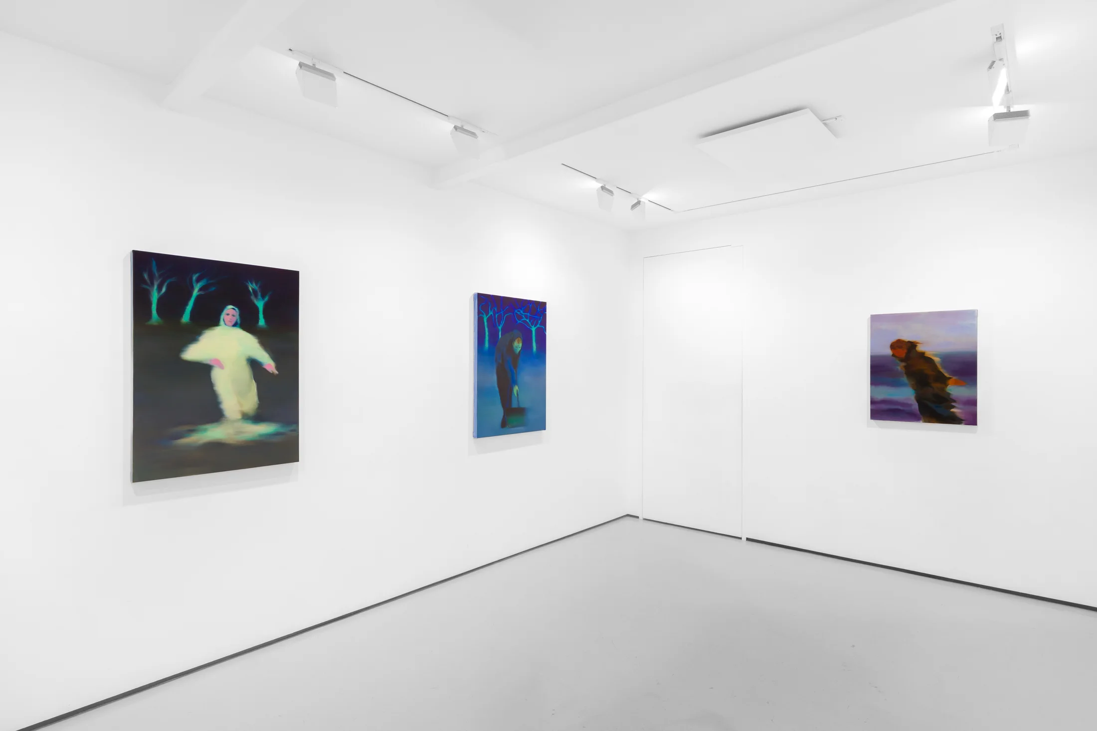 Installation views of Cathleen Clarke's solo exhibition 'A New Path' at Workplace London