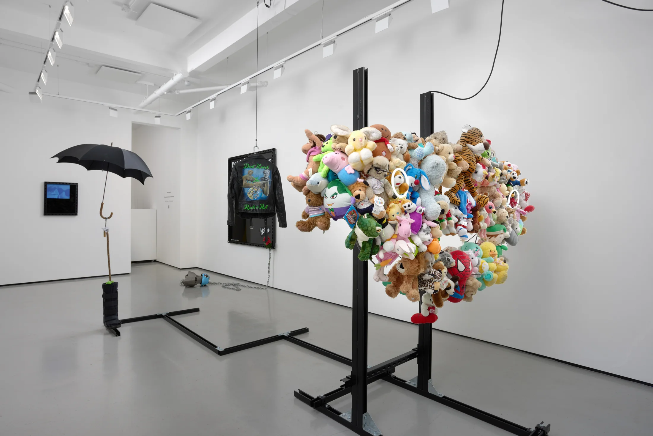 Installation views of Simeon Barclay's exhibition 'At Home, Everywhere and Nowhere'