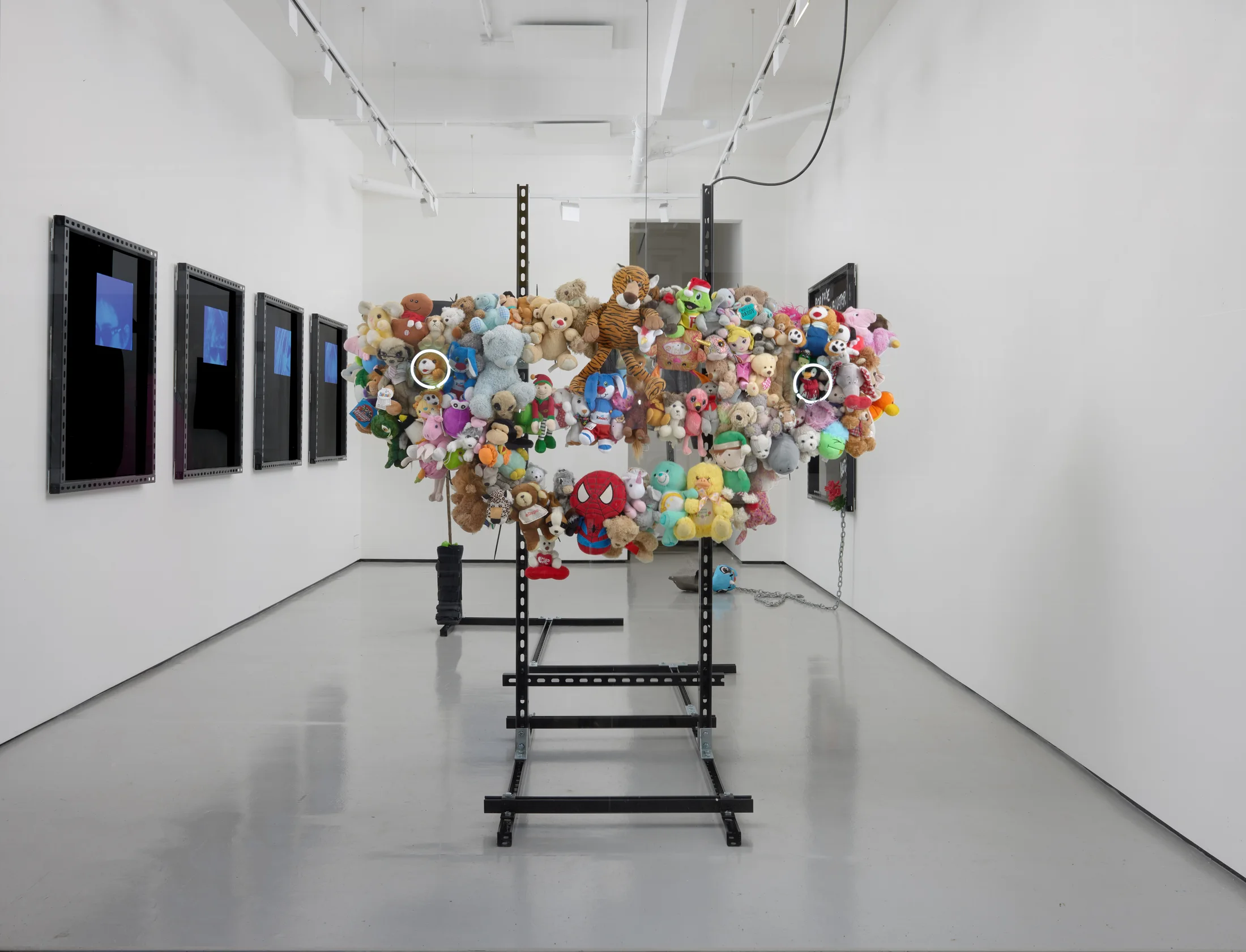 Installation views of Simeon Barclay's exhibition 'At Home, Everywhere and Nowhere'