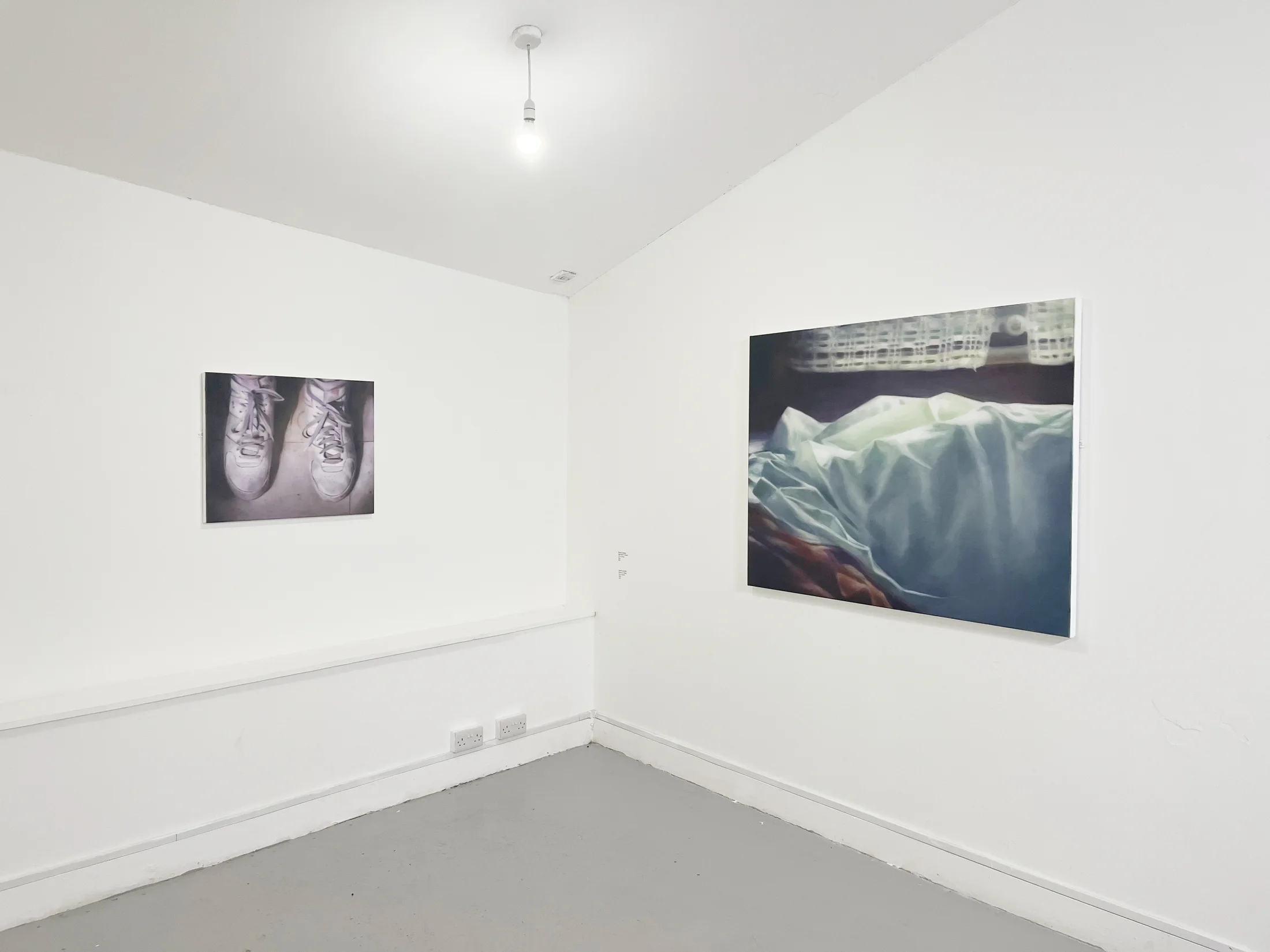 Installation images of Rachel Lancaster's exhibition at Elysium Gallery, Swansea
