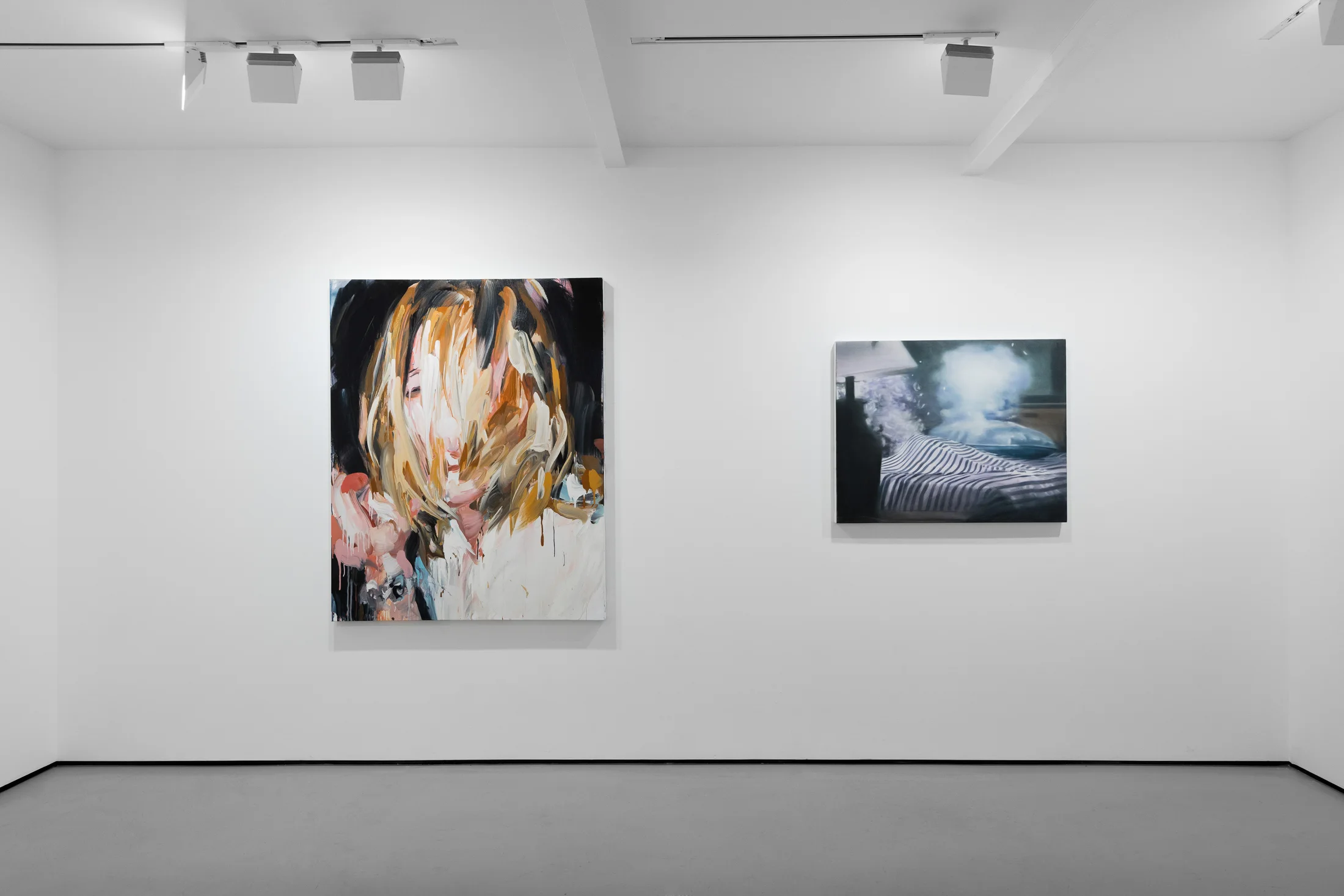 Installation shots of 'Cadence' by Laura Lancaster and Rachel Lancaster at Workplace | London