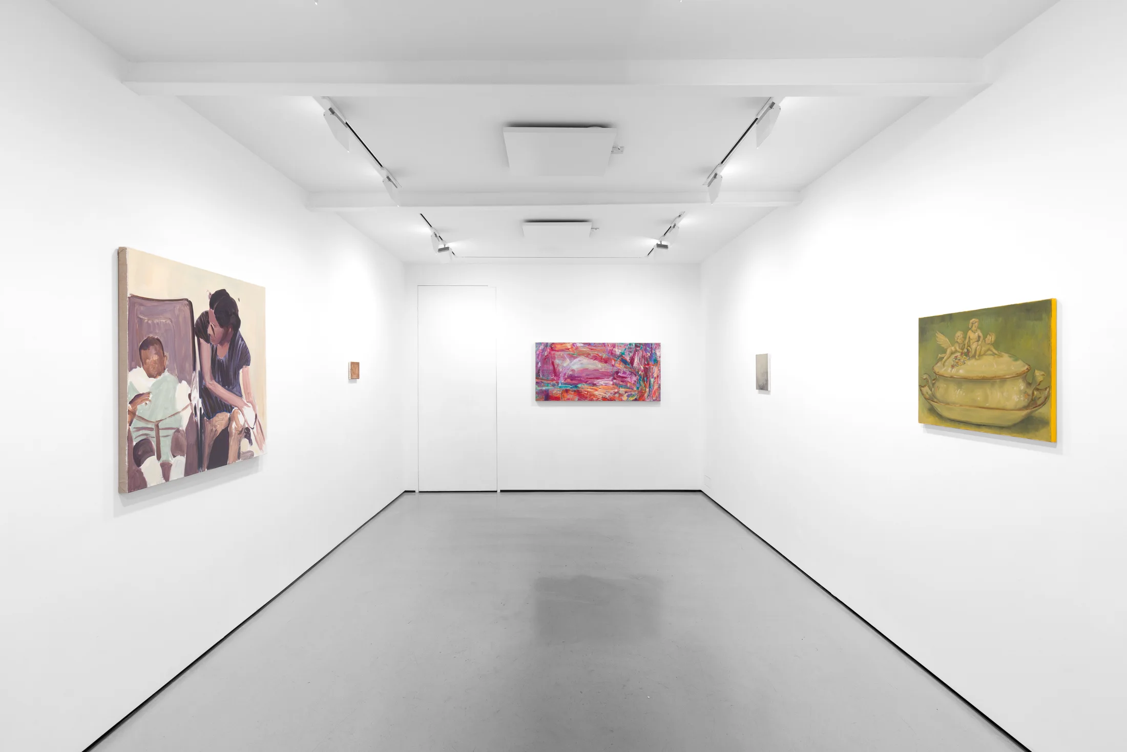 Installation view of the group exhibition Cold Enough for Snow