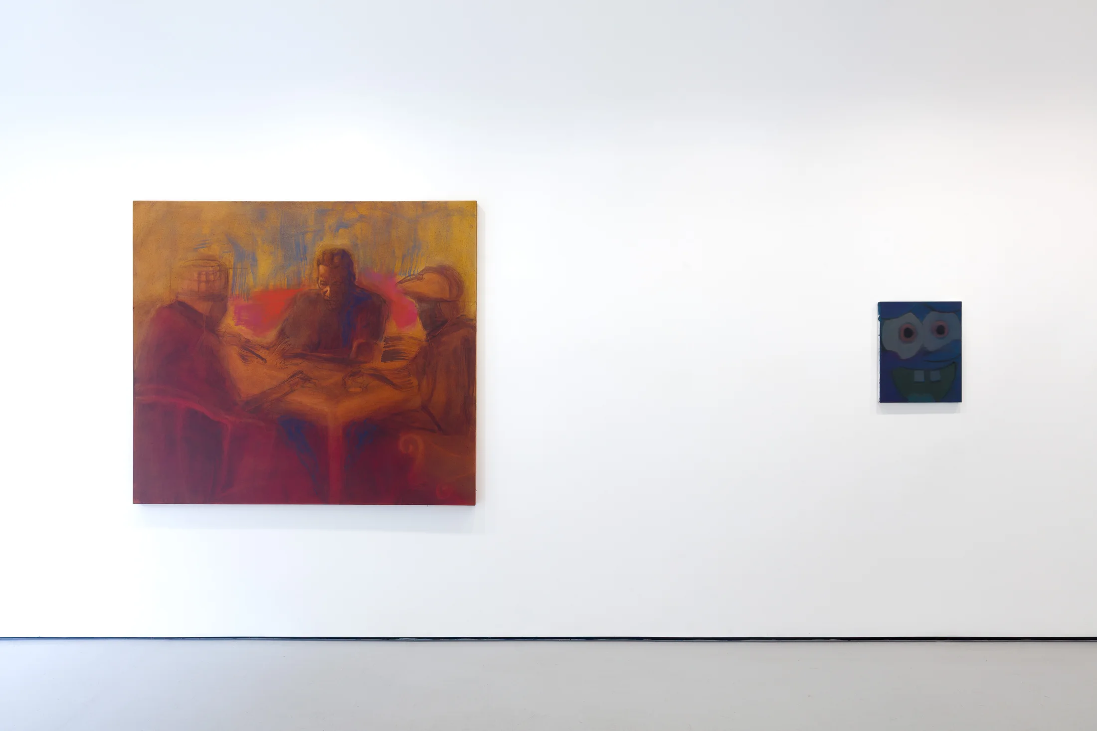 Installation view of the group exhibition Cold Enough for Snow