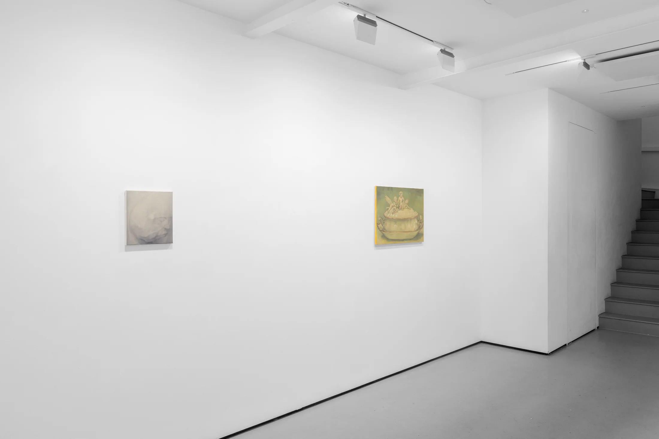 Installation view of the group exhibition Cold Enough for Snow