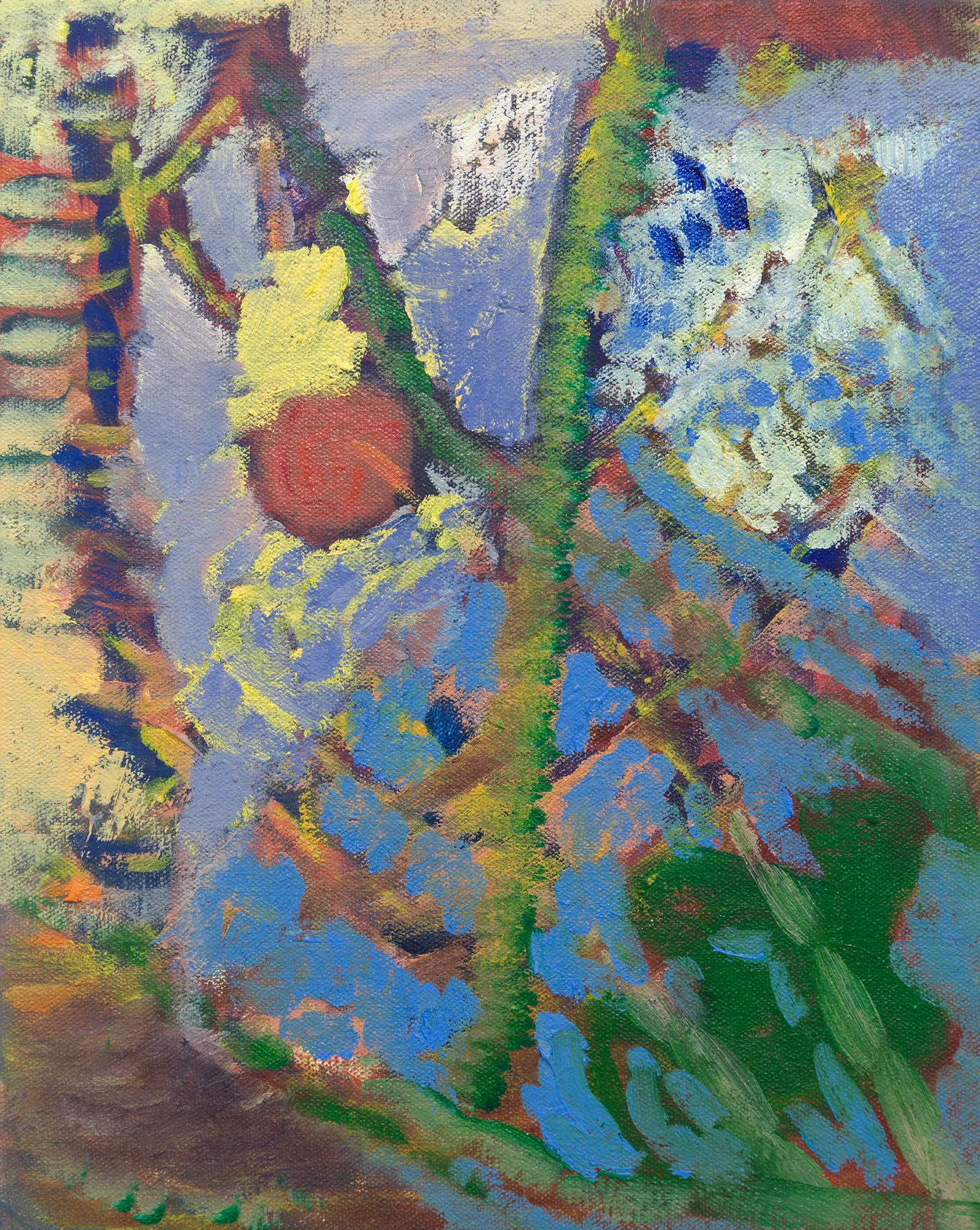 A detail of a painting by Amy Winstanley