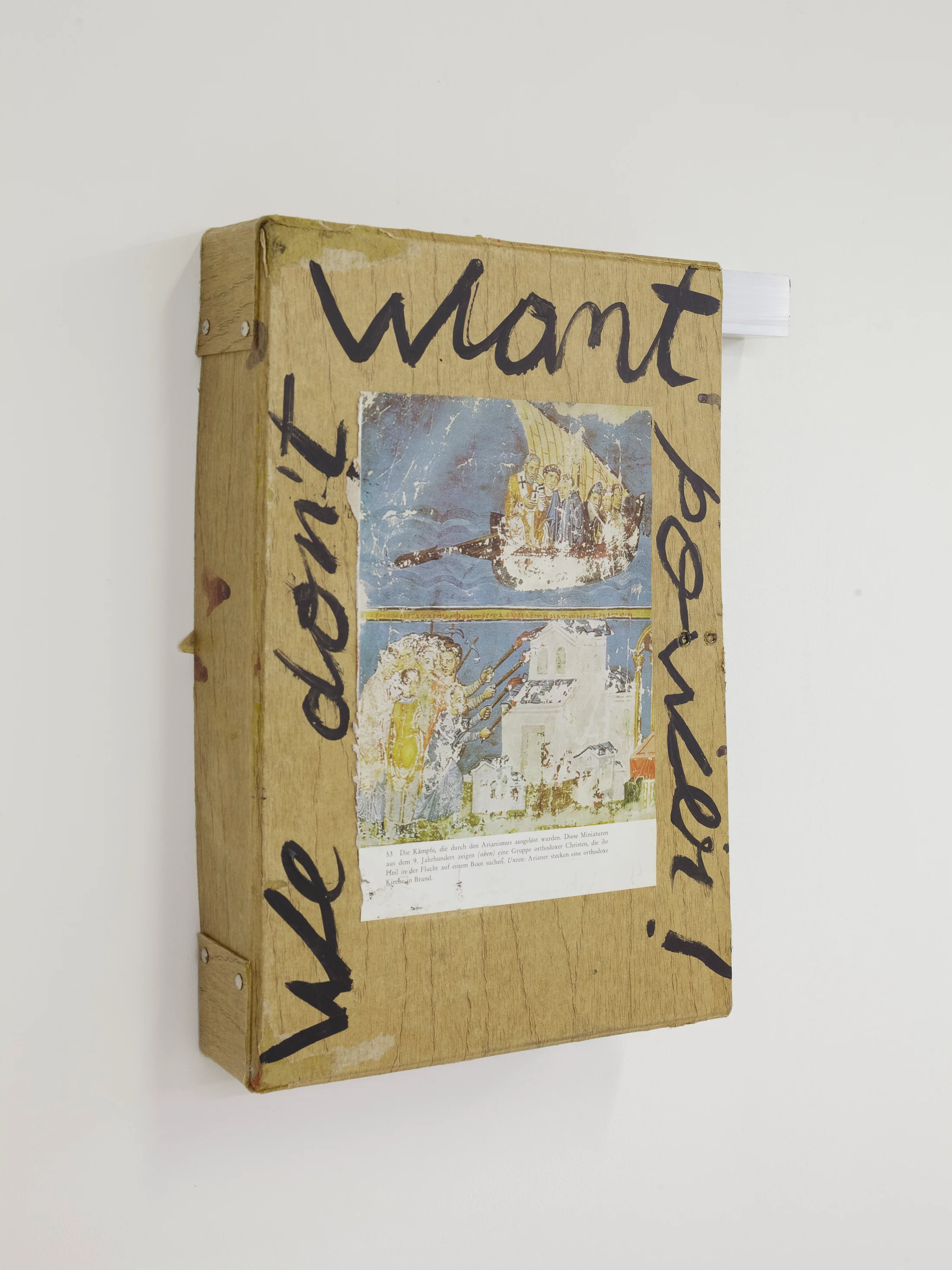 installation shots of Hugo Canoilas' exhibition at Workplace London