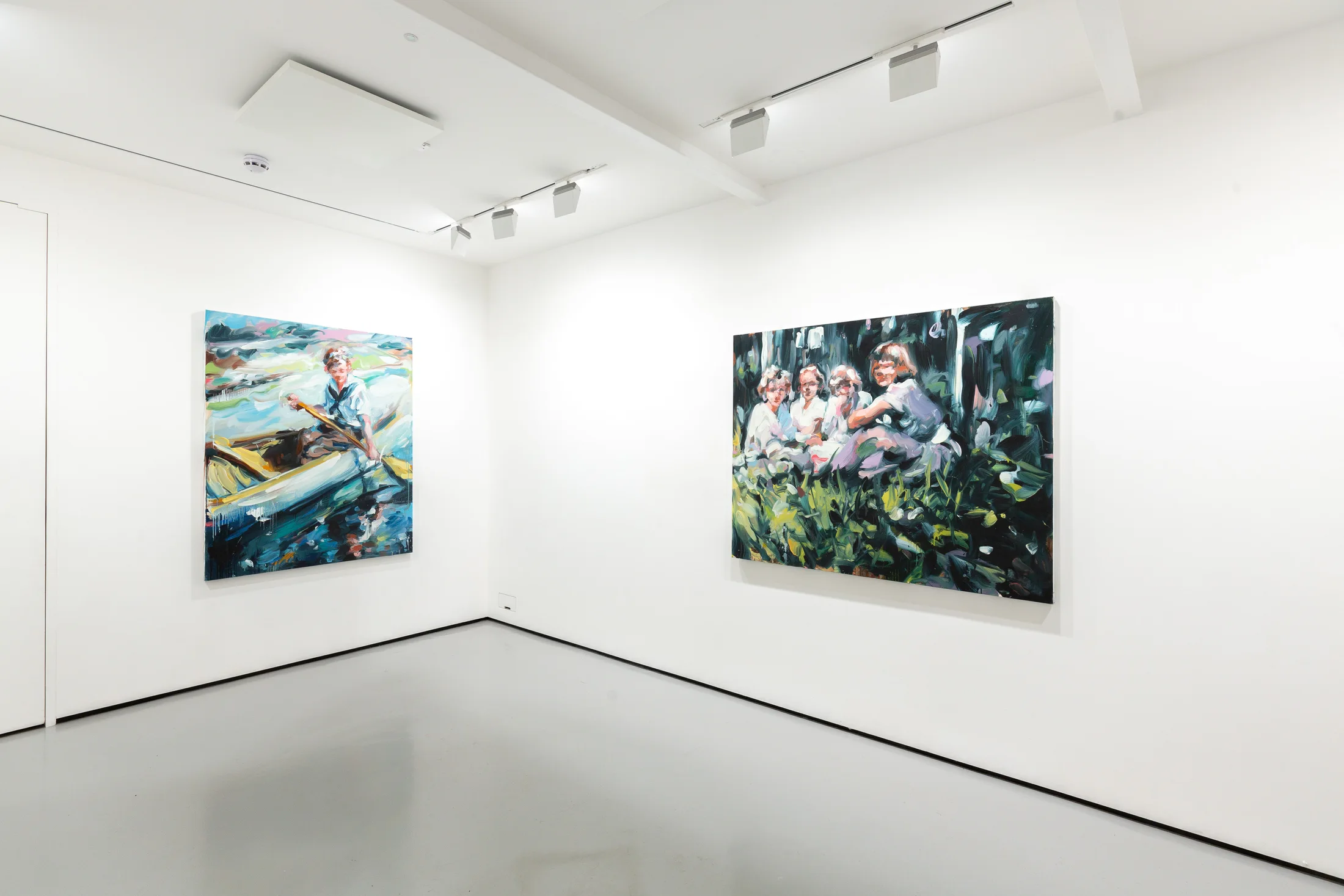Installation shots of Laura Lancasters solo exhibition 'In Dreams' at Workplace | London