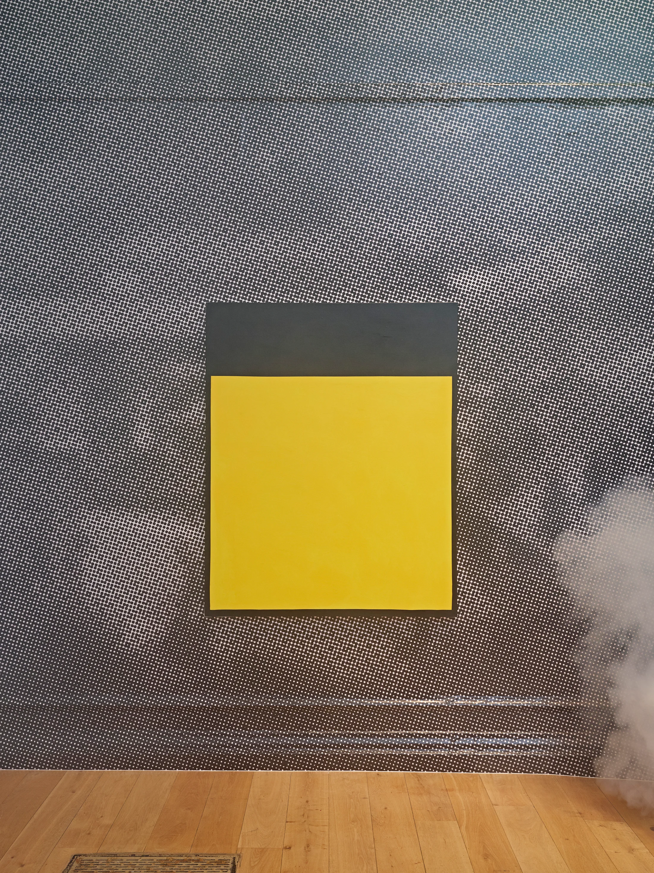 Installation views of Simeon Barclay's solo exhibition 'In the Name of the Father' at South London Gallery in September 2022