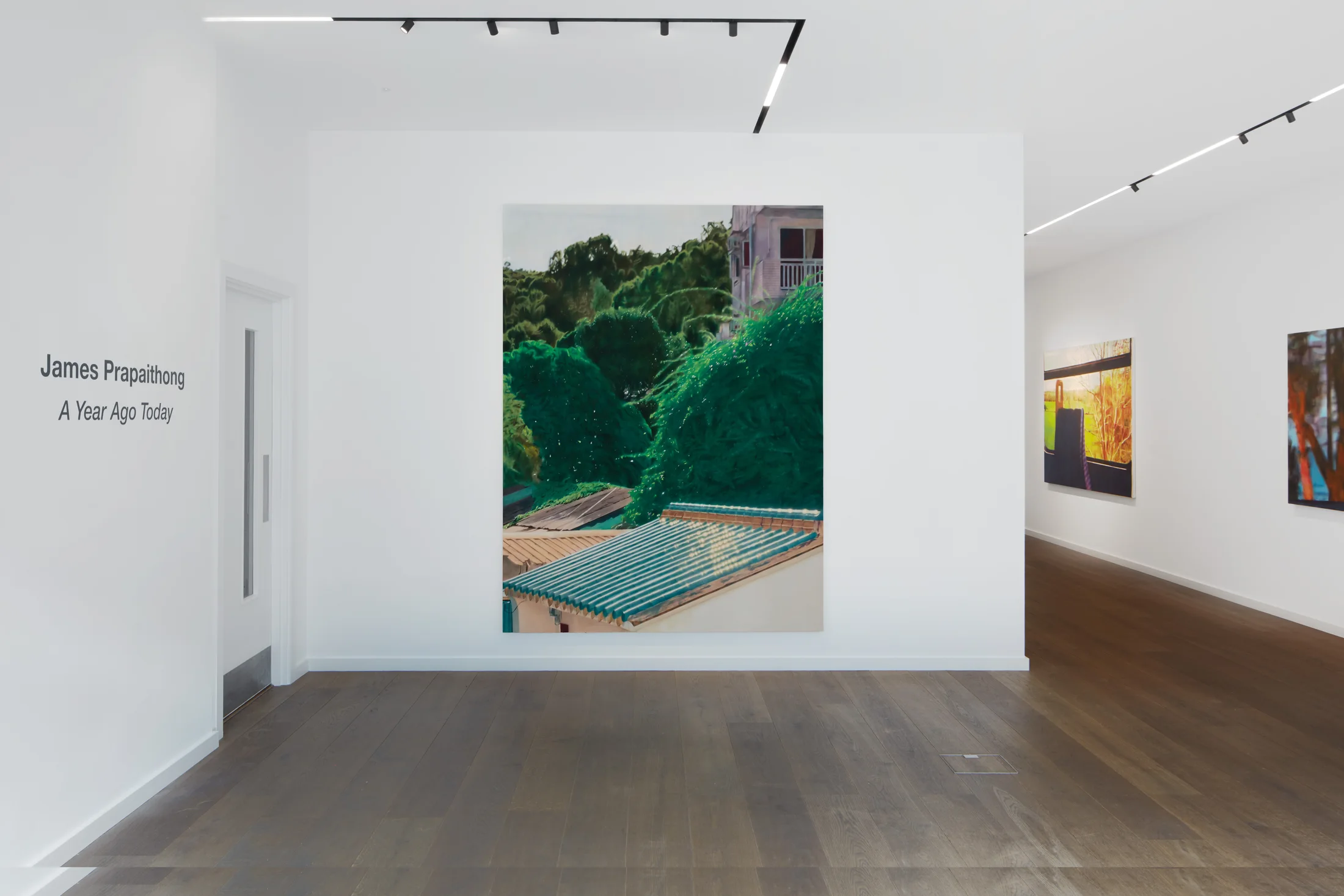 Install images of James Prapaithong's exhibition 'A Year Ago Today' at Workplace | London