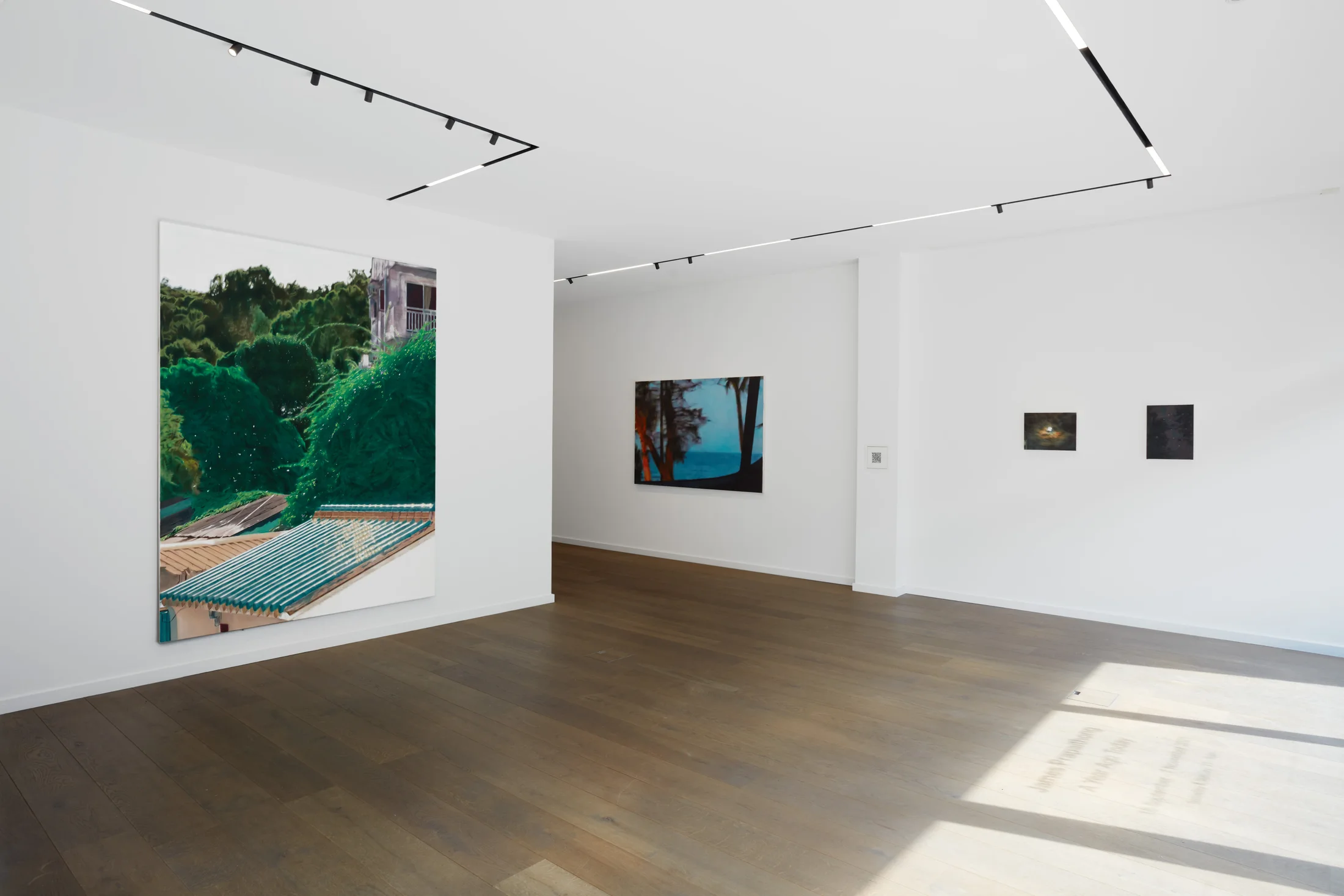 Install images of James Prapaithong's exhibition 'A Year Ago Today' at Workplace | London