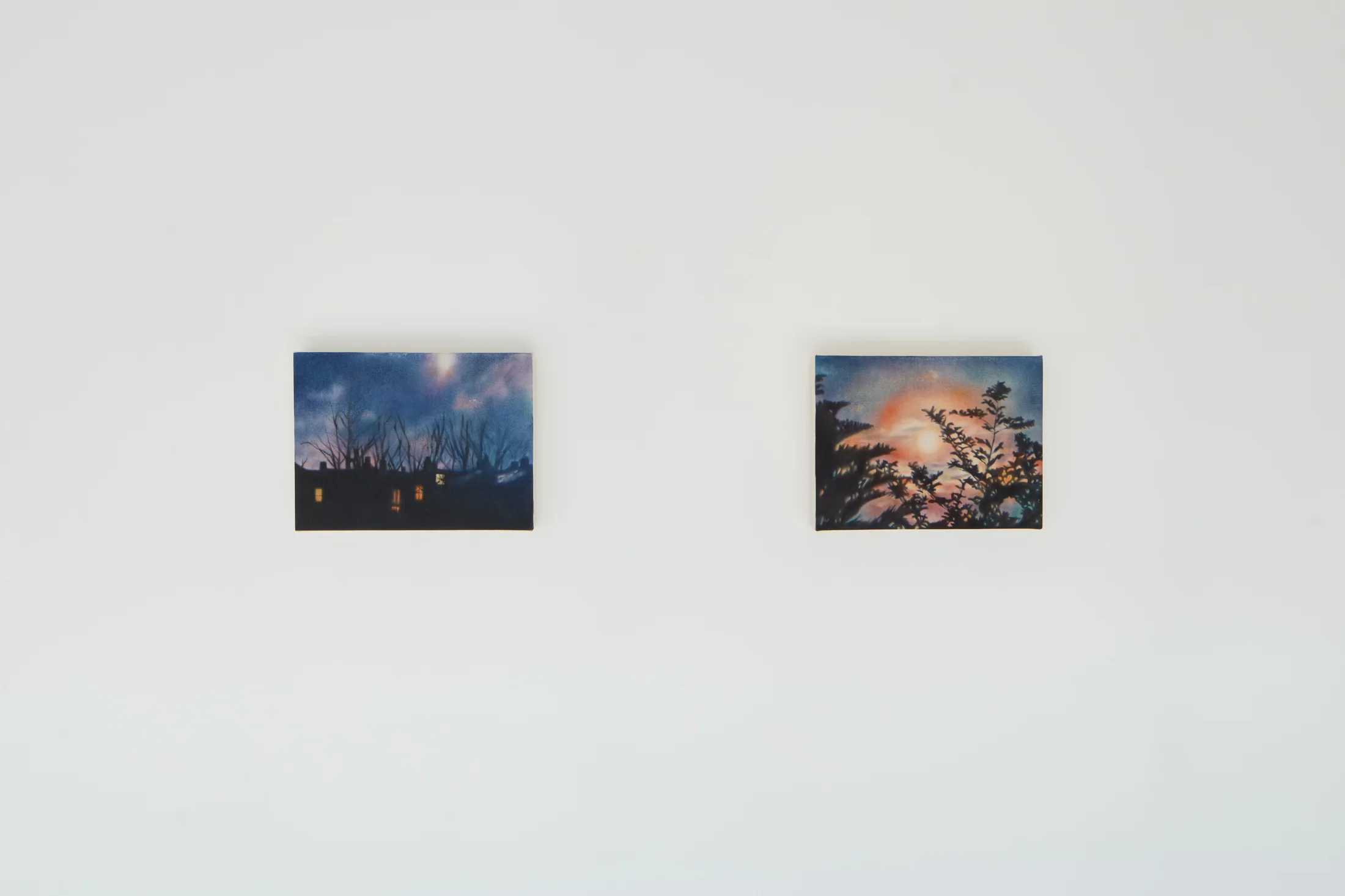 Install images of James Prapaithong's exhibition 'A Year Ago Today' at Workplace | London