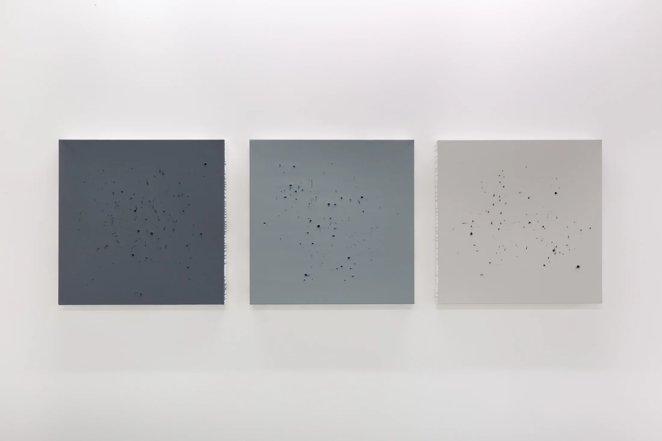 Installation shots of Jennifer Douglas' exhibition 'SO' at Workplace London