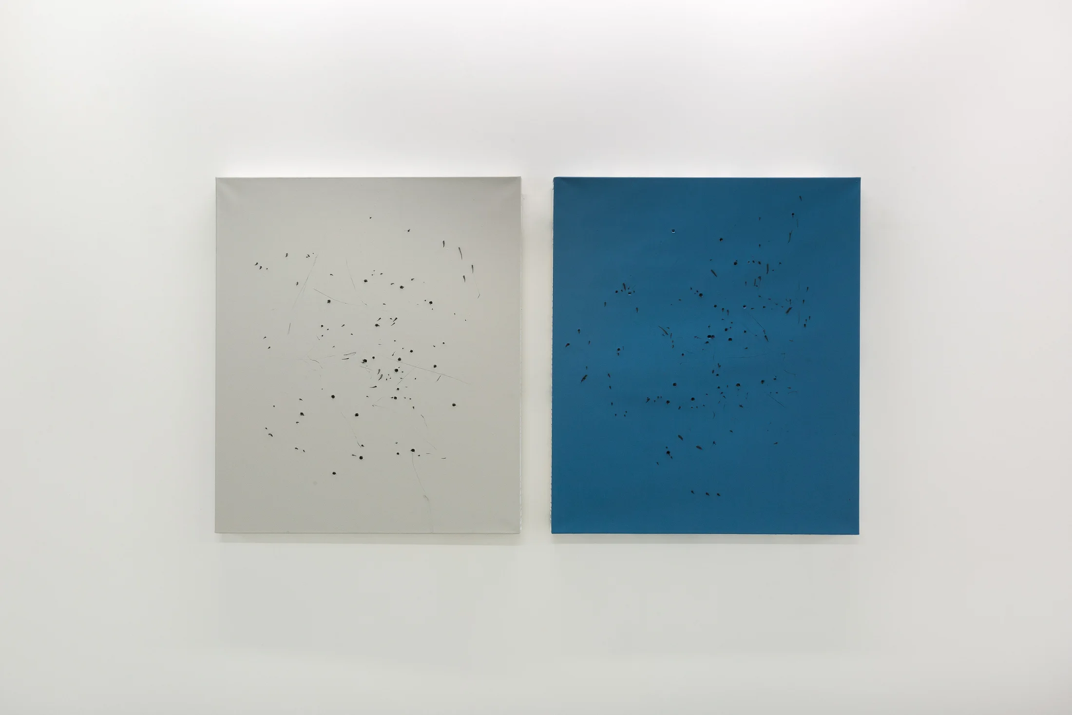 Installation shots of Jennifer Douglas' exhibition 'SO' at Workplace London