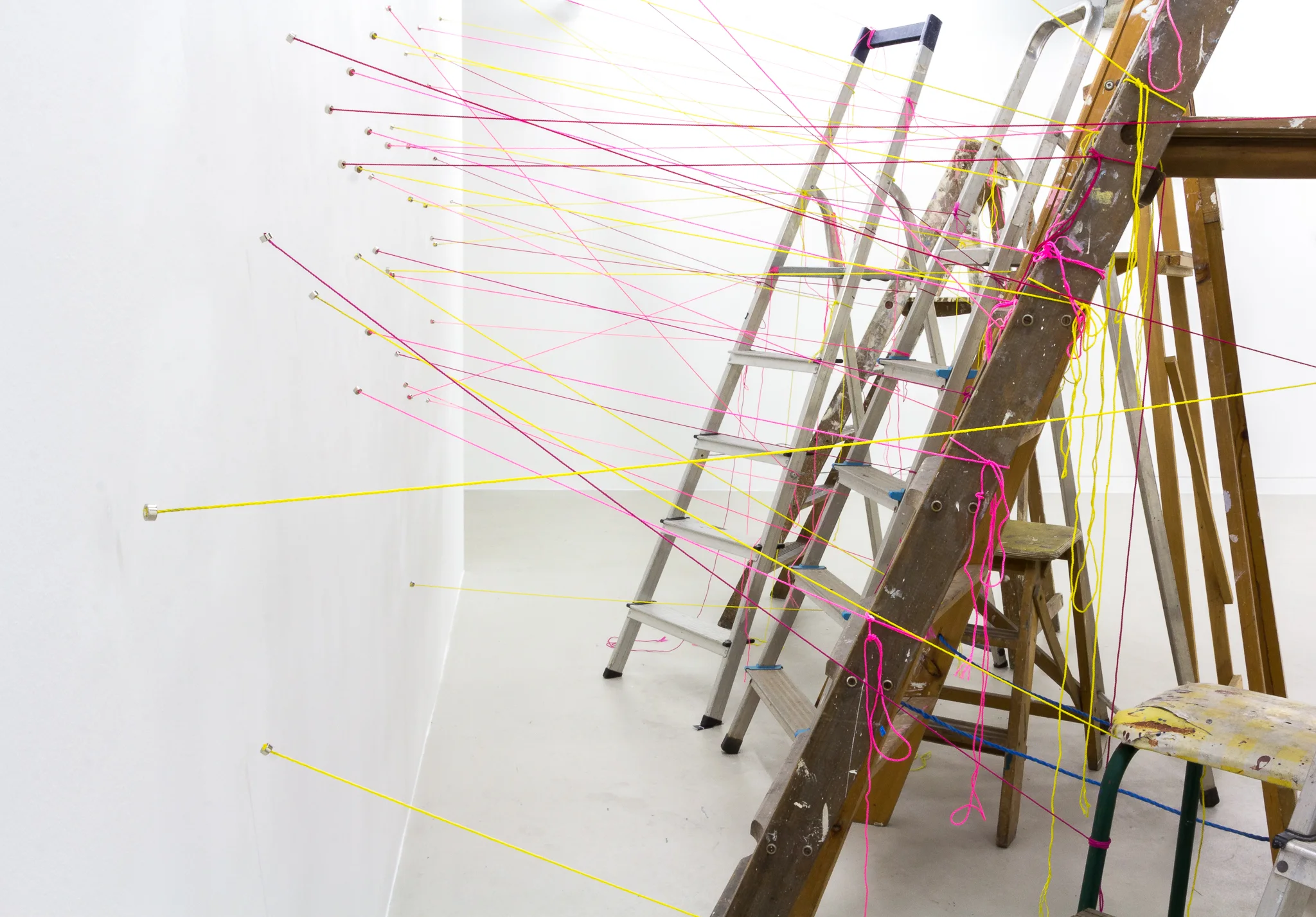 Installation documentation of Jo Coupe: All That Fall / Joseph Beuys: Wirtschaftswert at Workplace | London