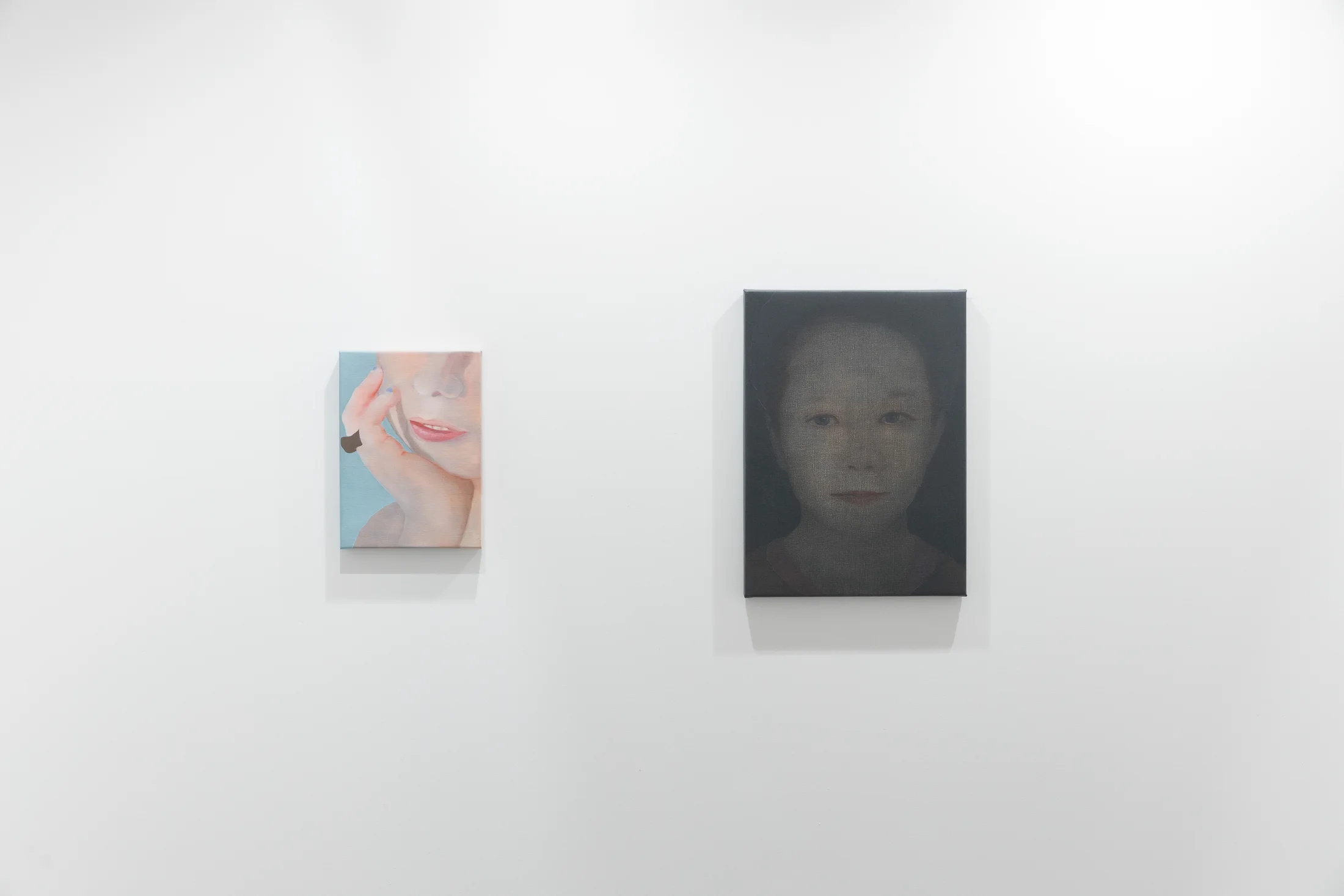 Installation views of 'Kaleidoscope' the inaugural group exhibition at Workplace in 50 Mortimer Street, Fitzrovia, London.