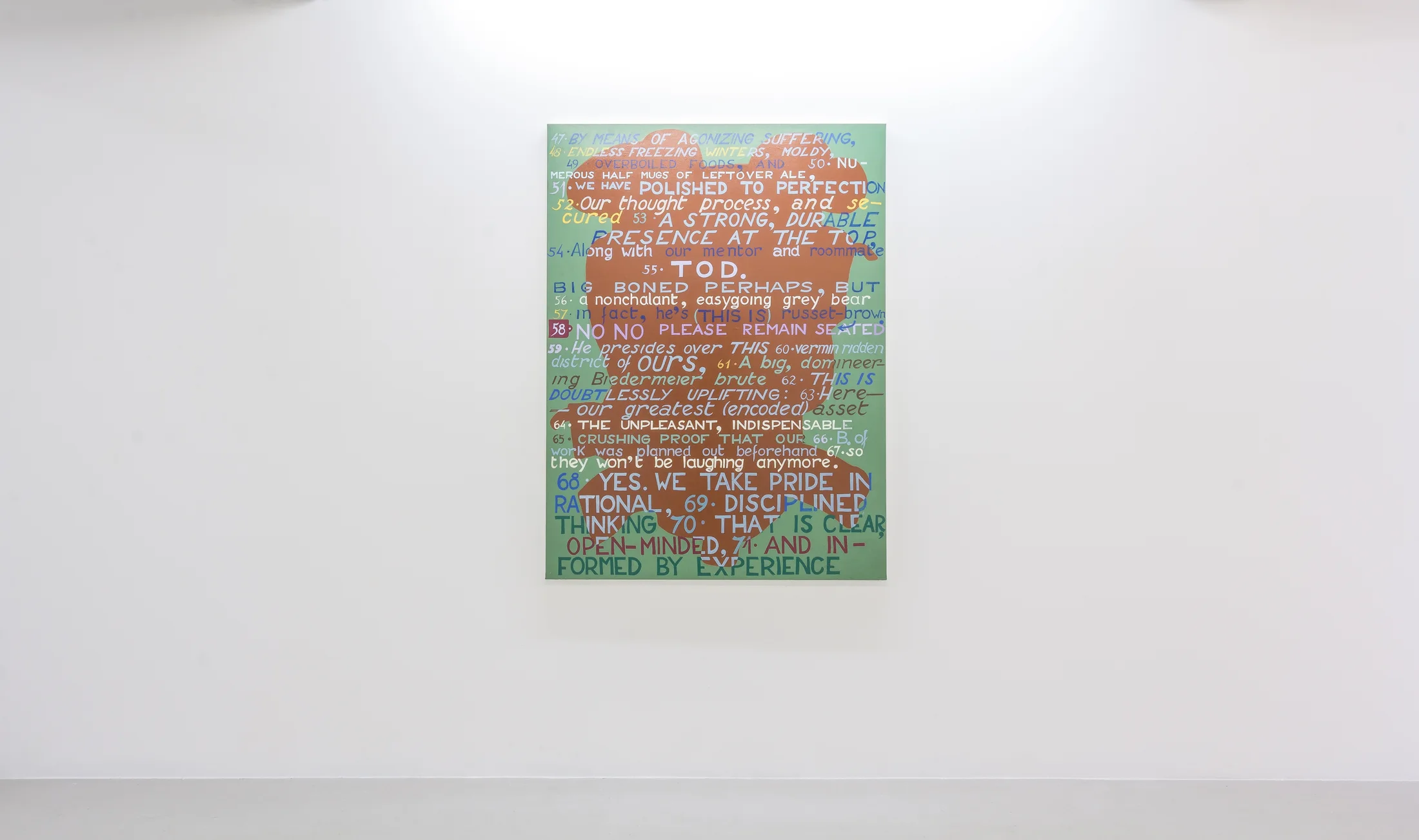 Installation documentation from 'Later Is Now' a group exhibition curated by Hugo Canoilas at Workplace | London