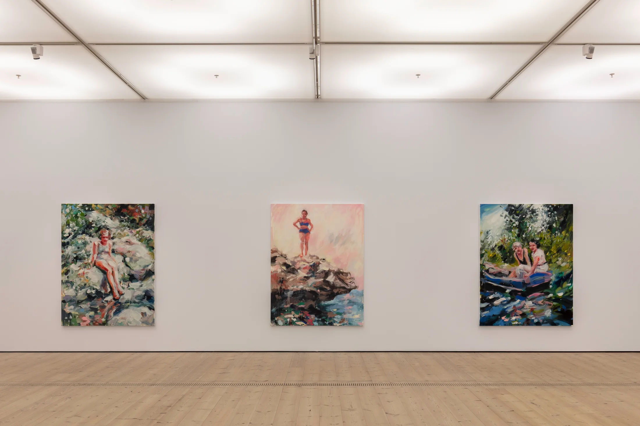 An installation view of Laura Lancaster and Rachel Lancaster's exhibition at Baltic