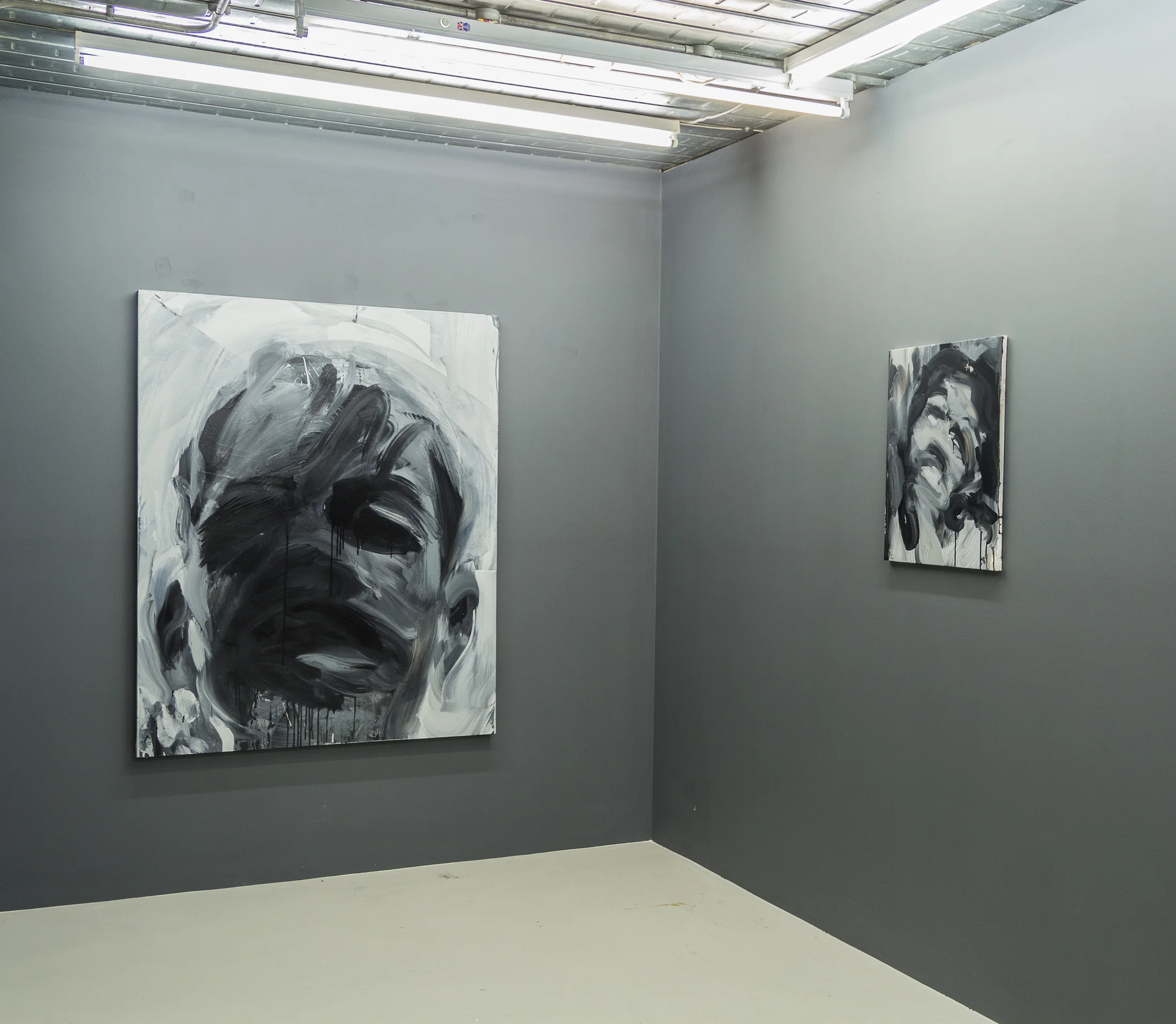 Installation images of Laura Lancaster's exhibition 'Shapeshifter' at Workplace | London