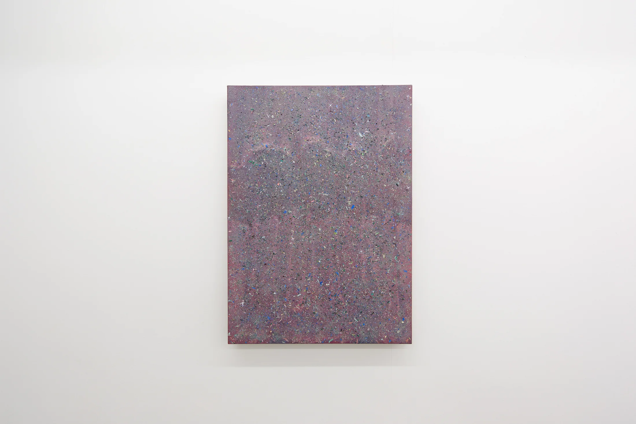 Installation photographs of Louise Giovanelli's exhibition 'in mediās rēs' at Workplace | London