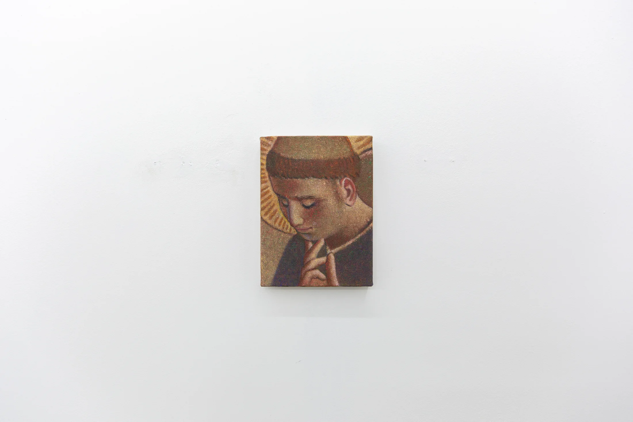 Installation photographs of Louise Giovanelli's exhibition 'in mediās rēs' at Workplace | London