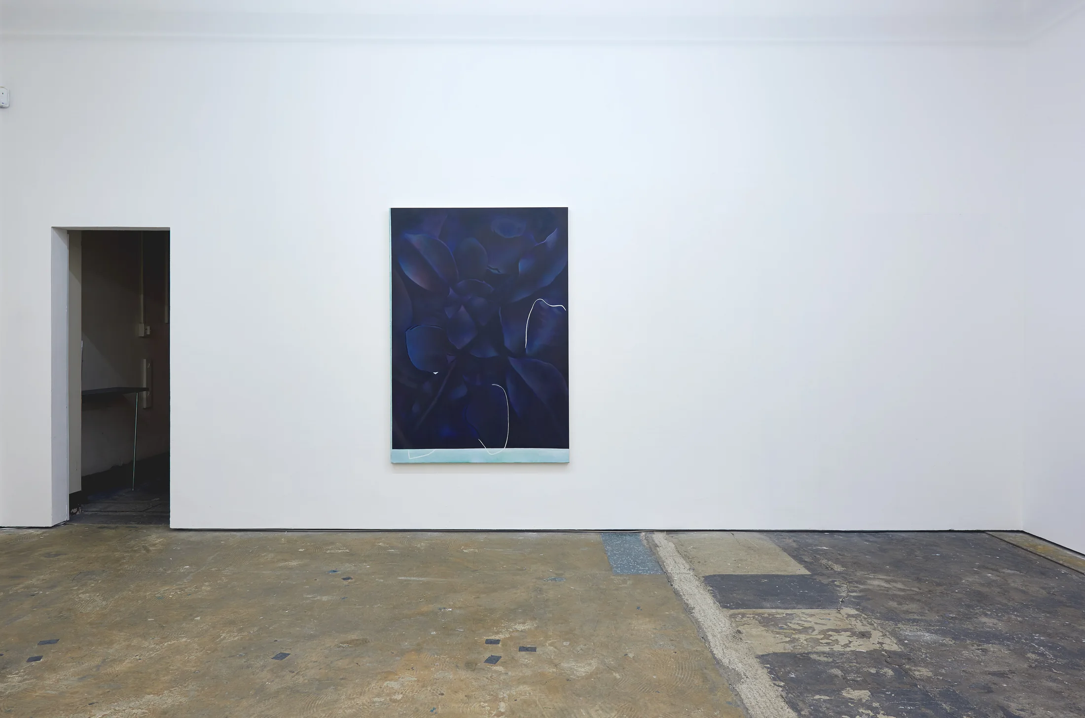 Installation documentation of Louise Giovanelli's 2019 solo exhibition at Workplace Foundation in Gateshead 
