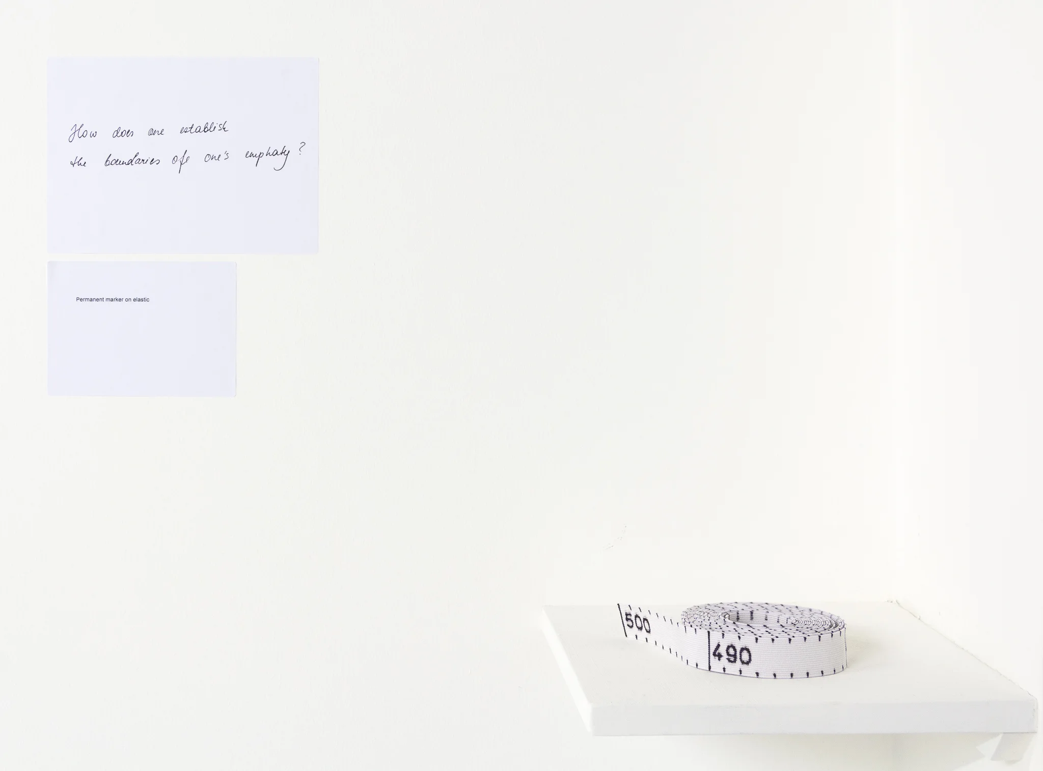 Installation images of Marcus Coates at Workplace | London