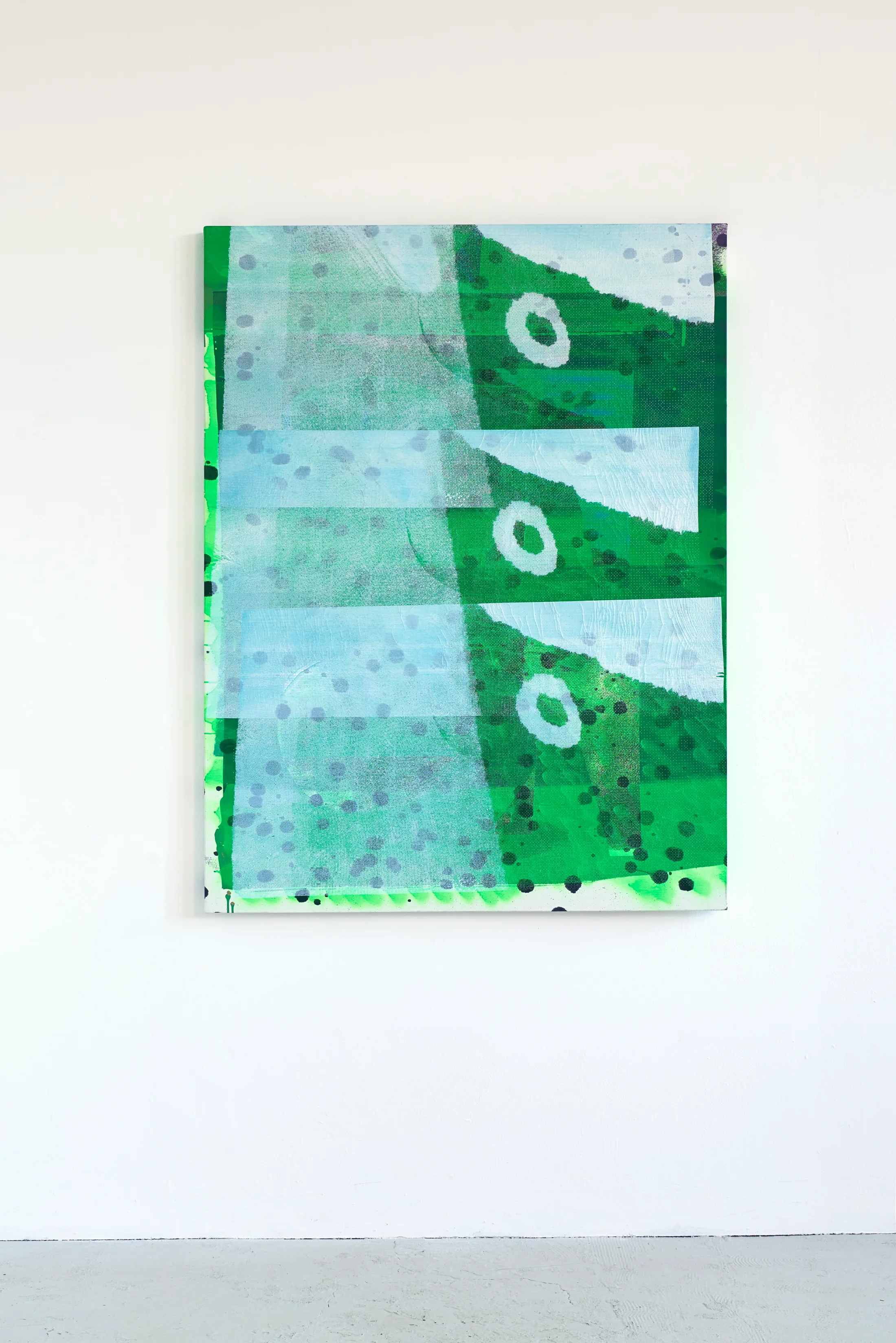 Installation photographs of Mike Pratt's exhibition at Workplace | London