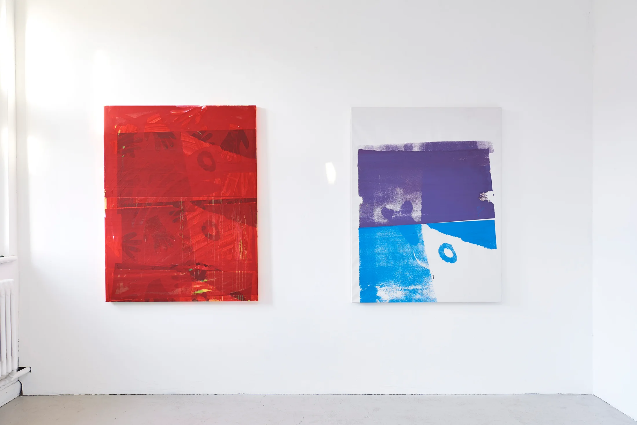 Installation photographs of Mike Pratt's exhibition at Workplace | London