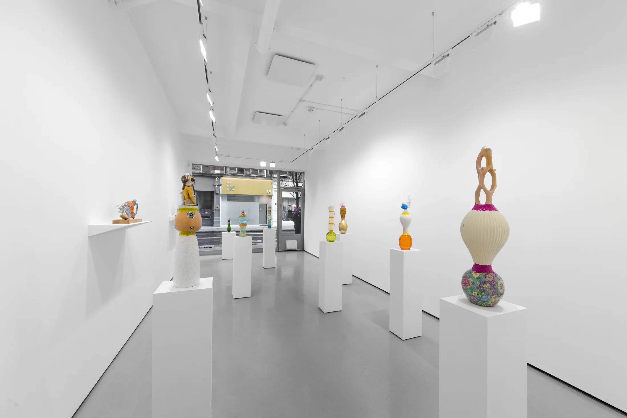 Installation shot of Eric Bainbridge's exhibition PLUCKPLUCK