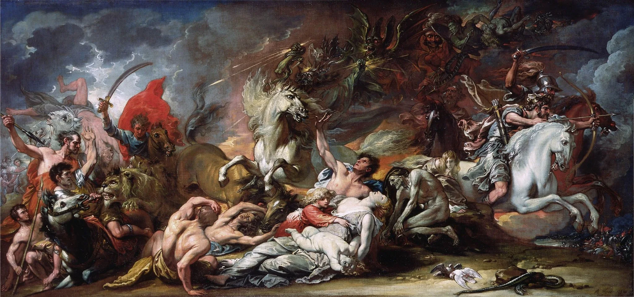 A painting of the apocalypse 