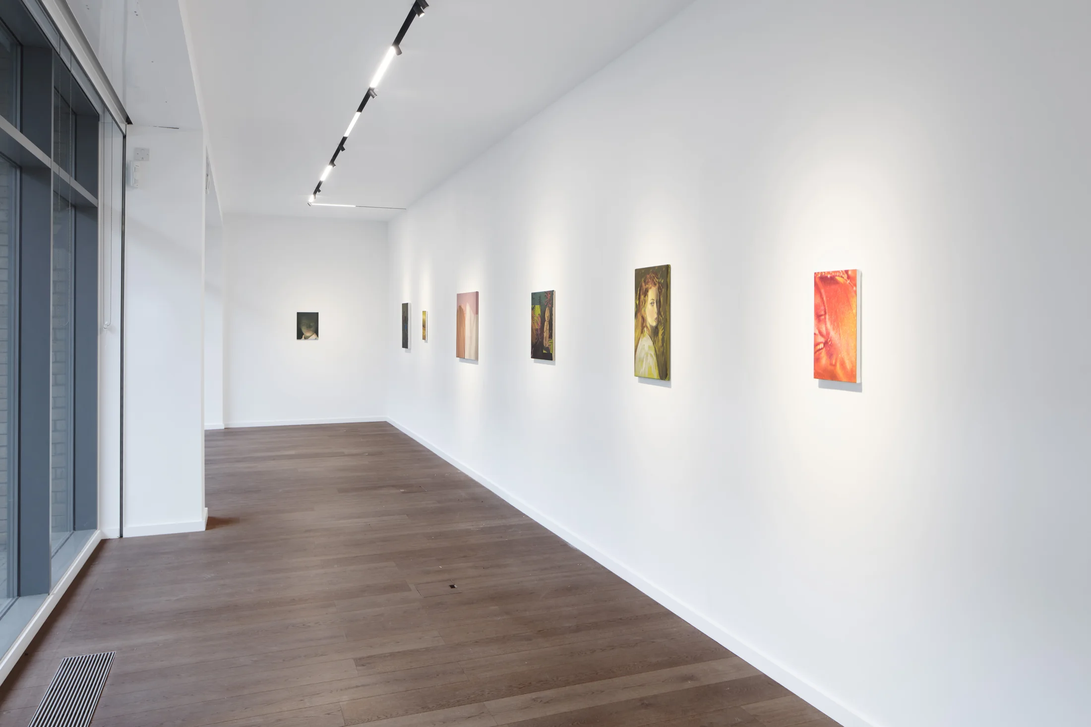 Install images of Reflections -Part 1: Female Figures by Women Artists at Workplace | London