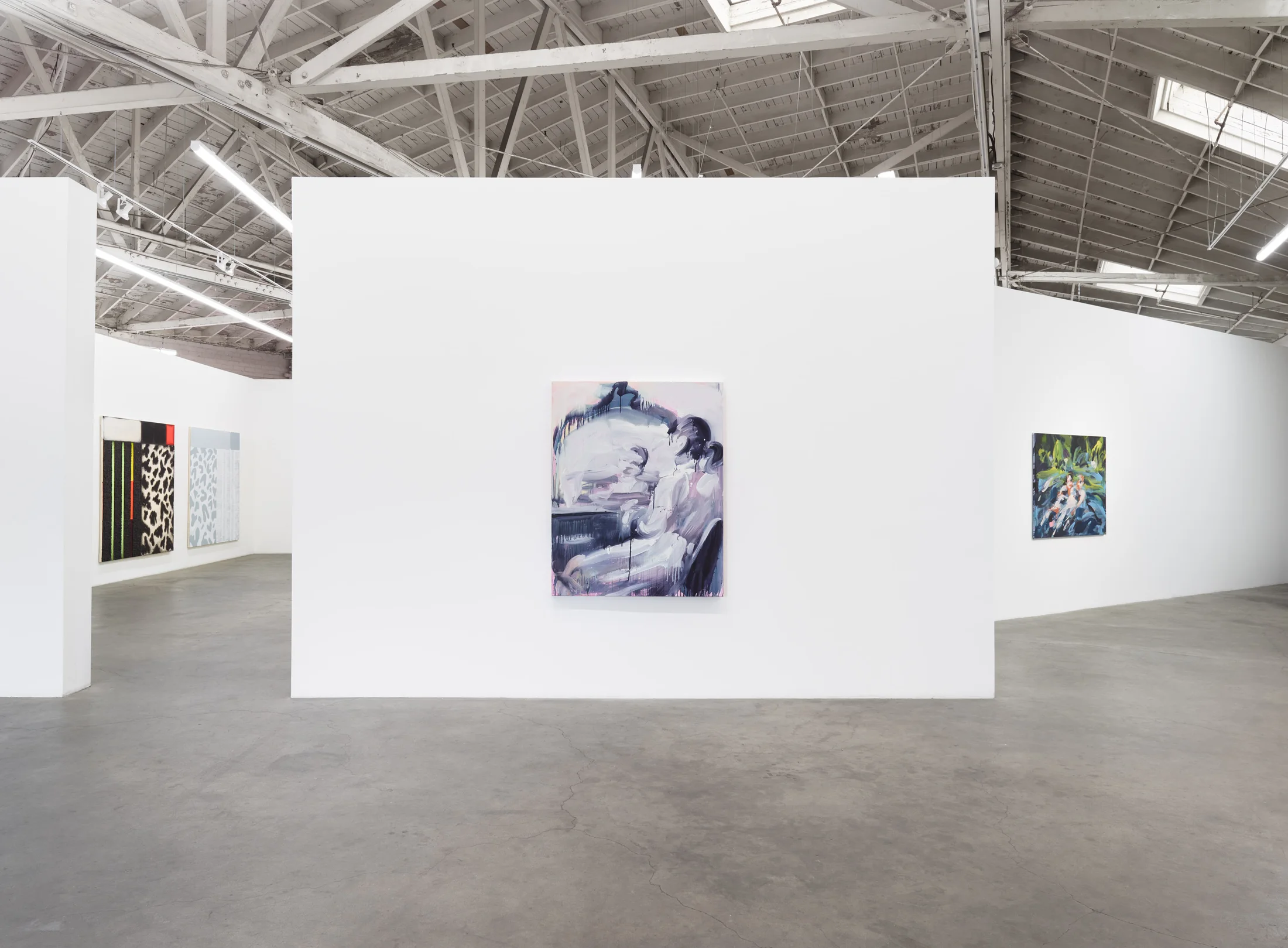 Installation images of Laura Lancaster's solo exhibition at Night Gallery, Los Angeles