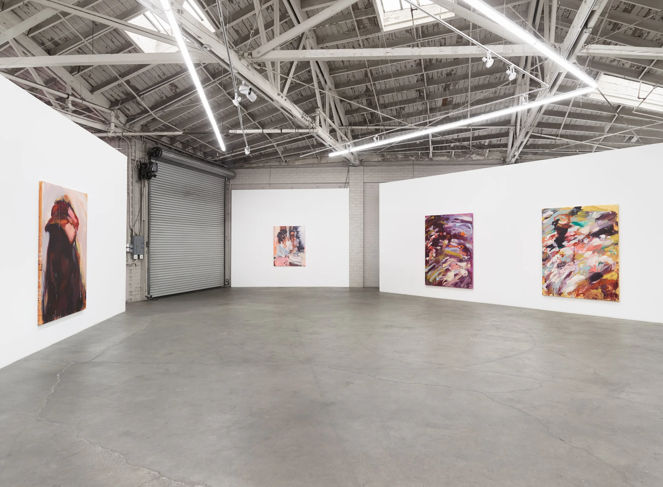 Installation images of Laura Lancaster's solo exhibition at Night Gallery, Los Angeles