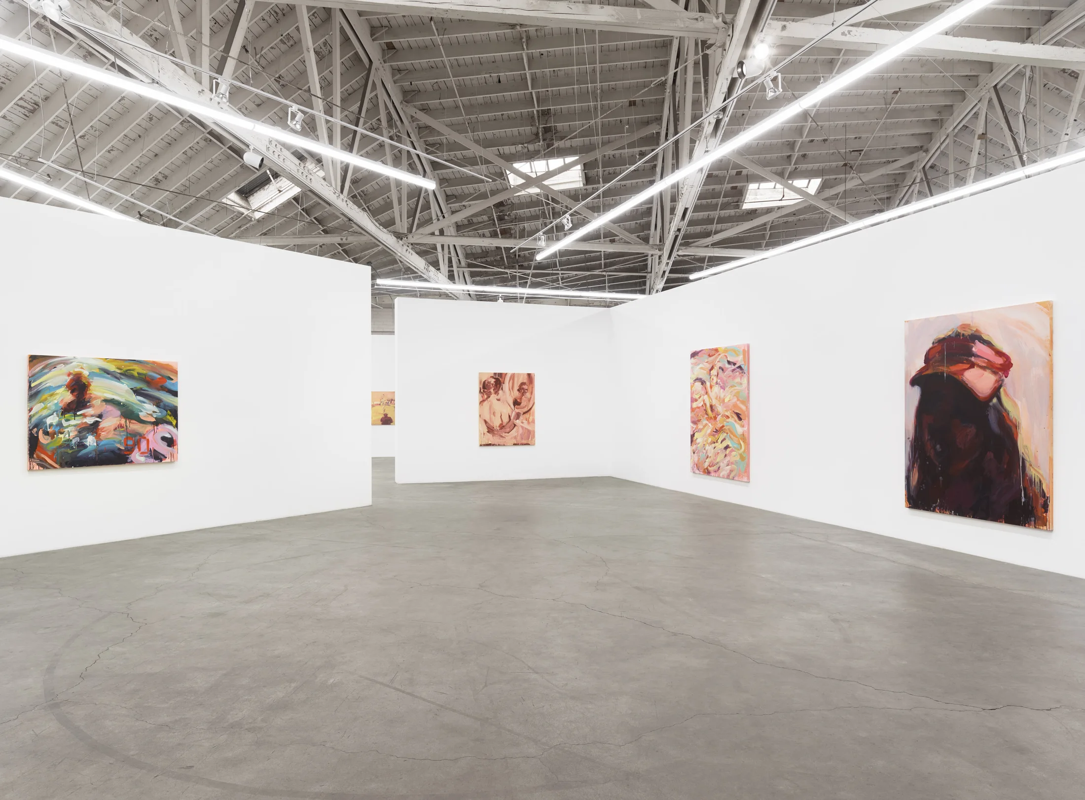Installation images of Laura Lancaster's solo exhibition at Night Gallery, Los Angeles