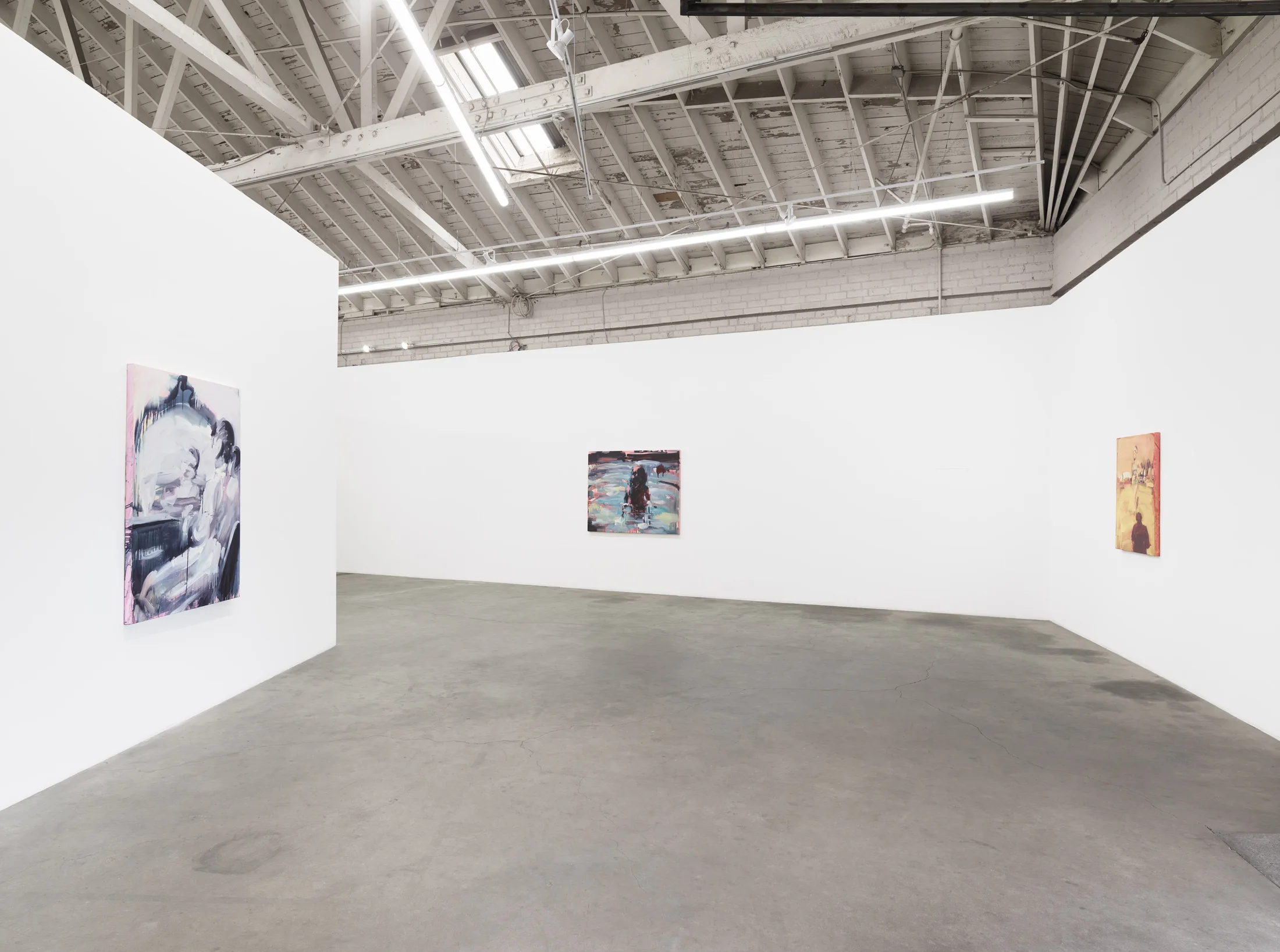 Installation images of Laura Lancaster's solo exhibition at Night Gallery, Los Angeles