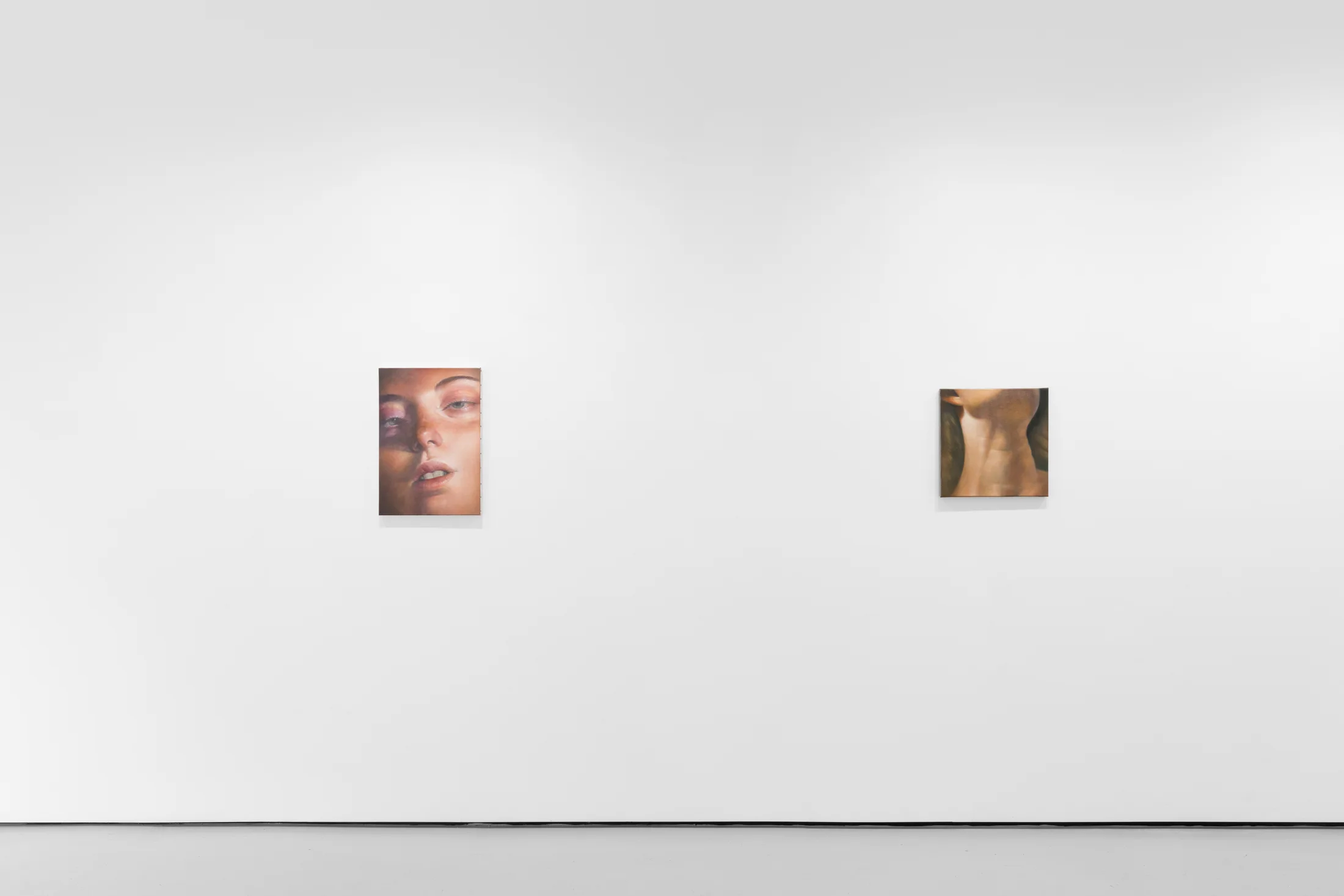 Installation views of Wang Pei's exhibition 'Sertraline' at Workplace London